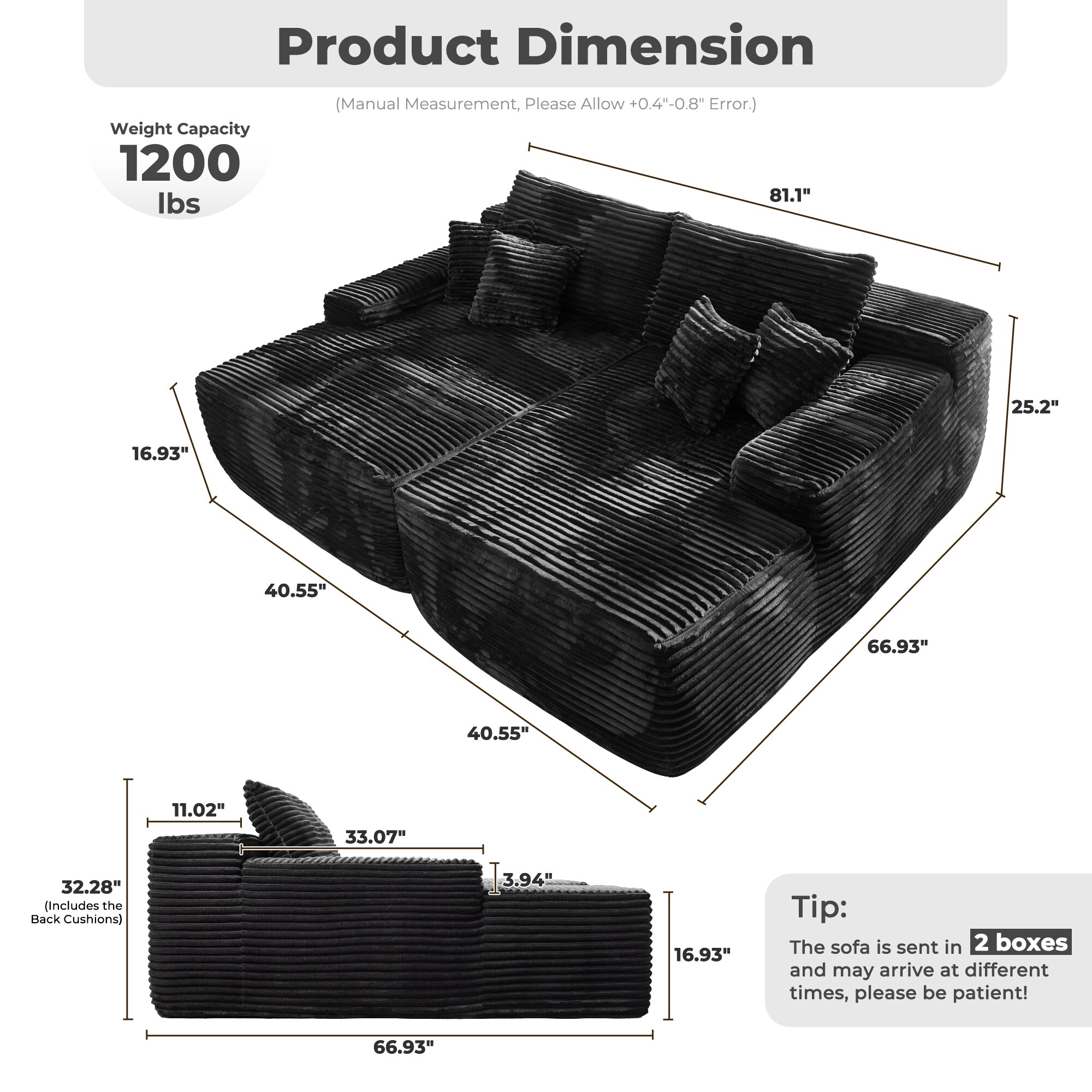 Pouuin SASAA-430 Sofas-Loveseats - View #7