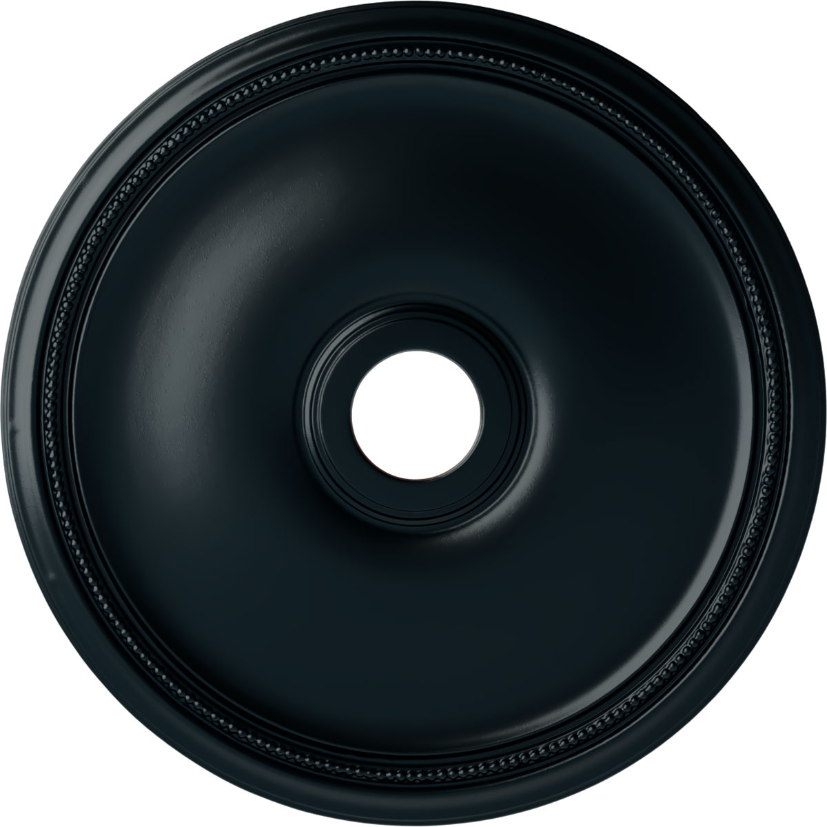 Ekena Millwork CM24THNSF Theia 24-in W x 24-in L Painted Night Shade Polyurethane Whole Ceiling Medallion