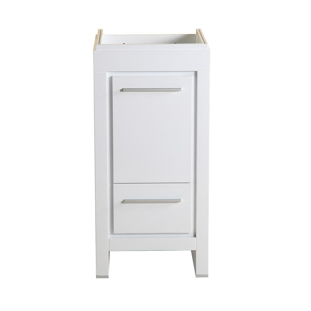 Fresca FCB8118WH Allier 15-in White Bathroom Vanity Base Cabinet without Top