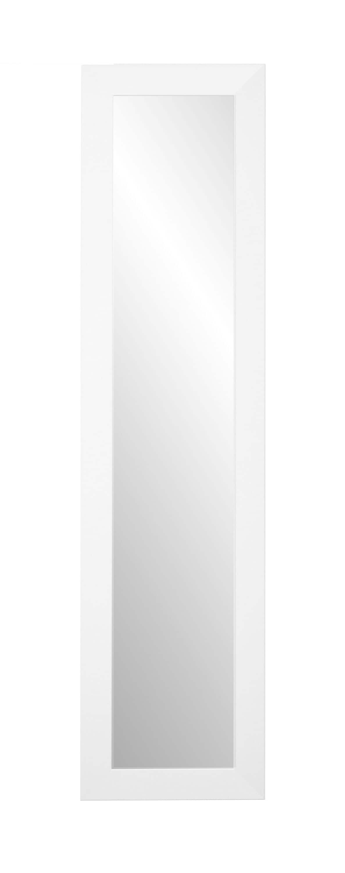BrandtWorks BM3SKINNY 16-Inches W x 71-Inches H Rectangle Matte White Framed Full Length Wall Mirror
