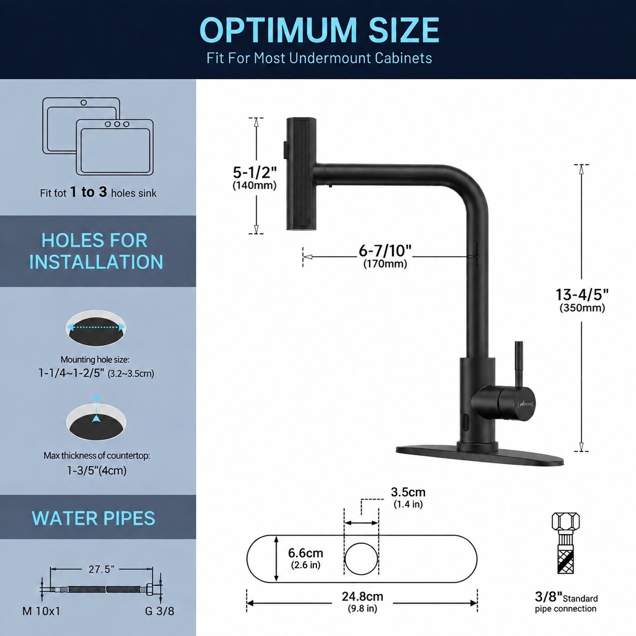 Adrinfly LAD0811D129 Kitchen-Faucets - View #5