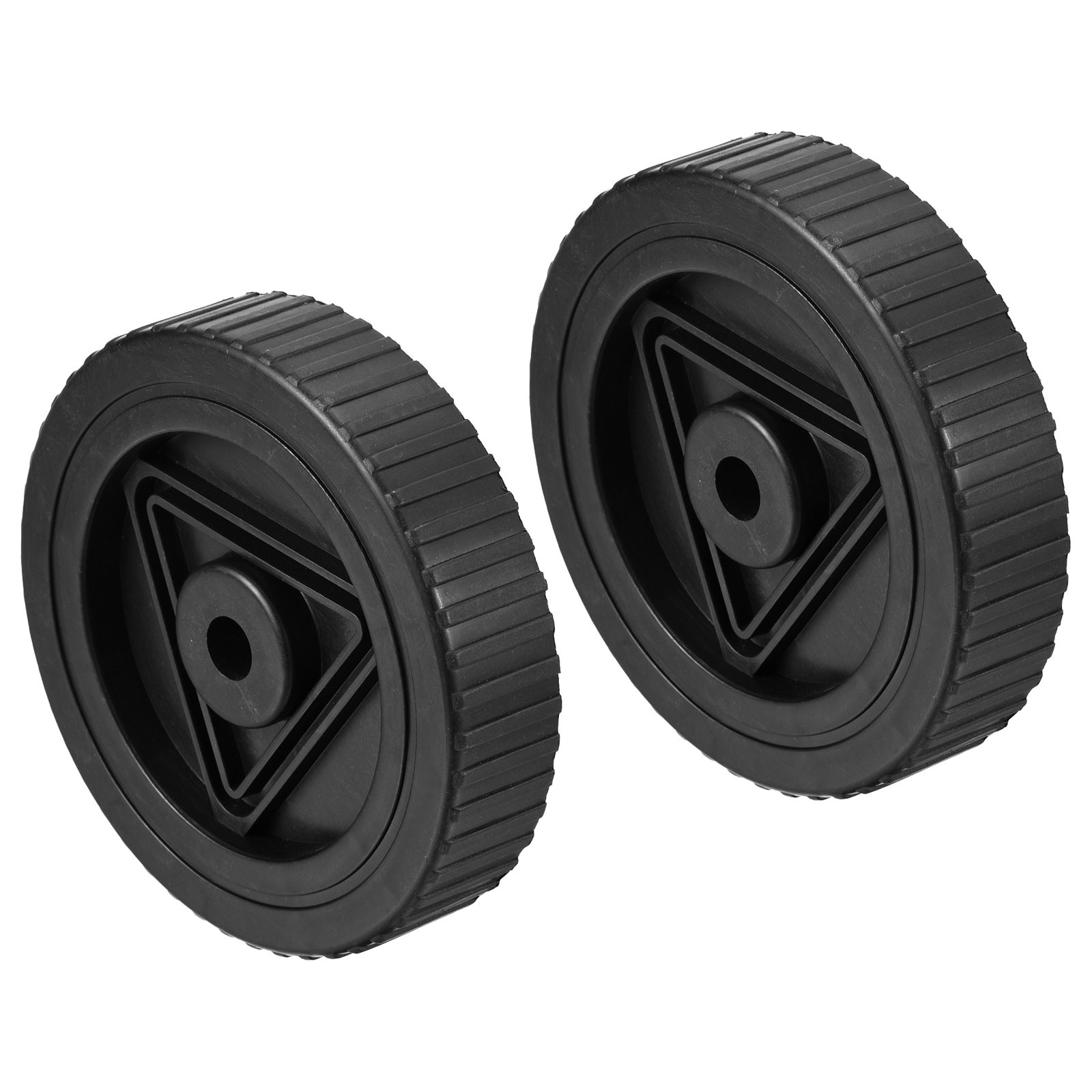 PATIKIL 2 Packs 4.7-Inch Air Compressor Wheels Universal Air Compressor Wheel Replacement Part with 0.5-Inch Dia. Hole for Easy Mobility #S26051200UX2667