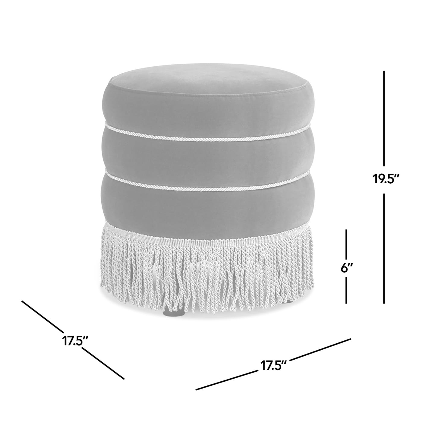 Jennifer Taylor Home LV036-84700 Indoor-Ottomans - View #9