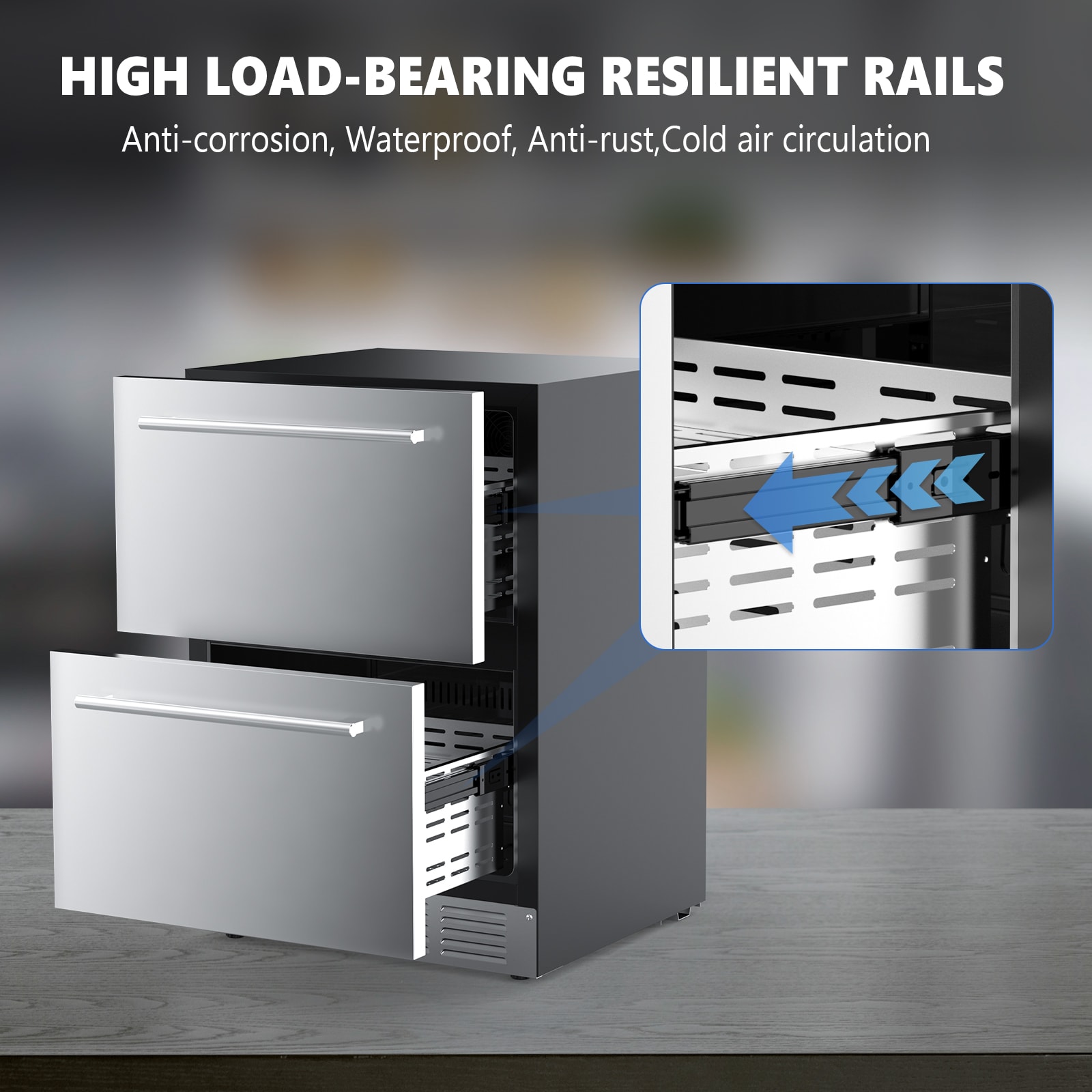 COWSAR LSRF-F58145 Drawer-Refrigerators - View #6