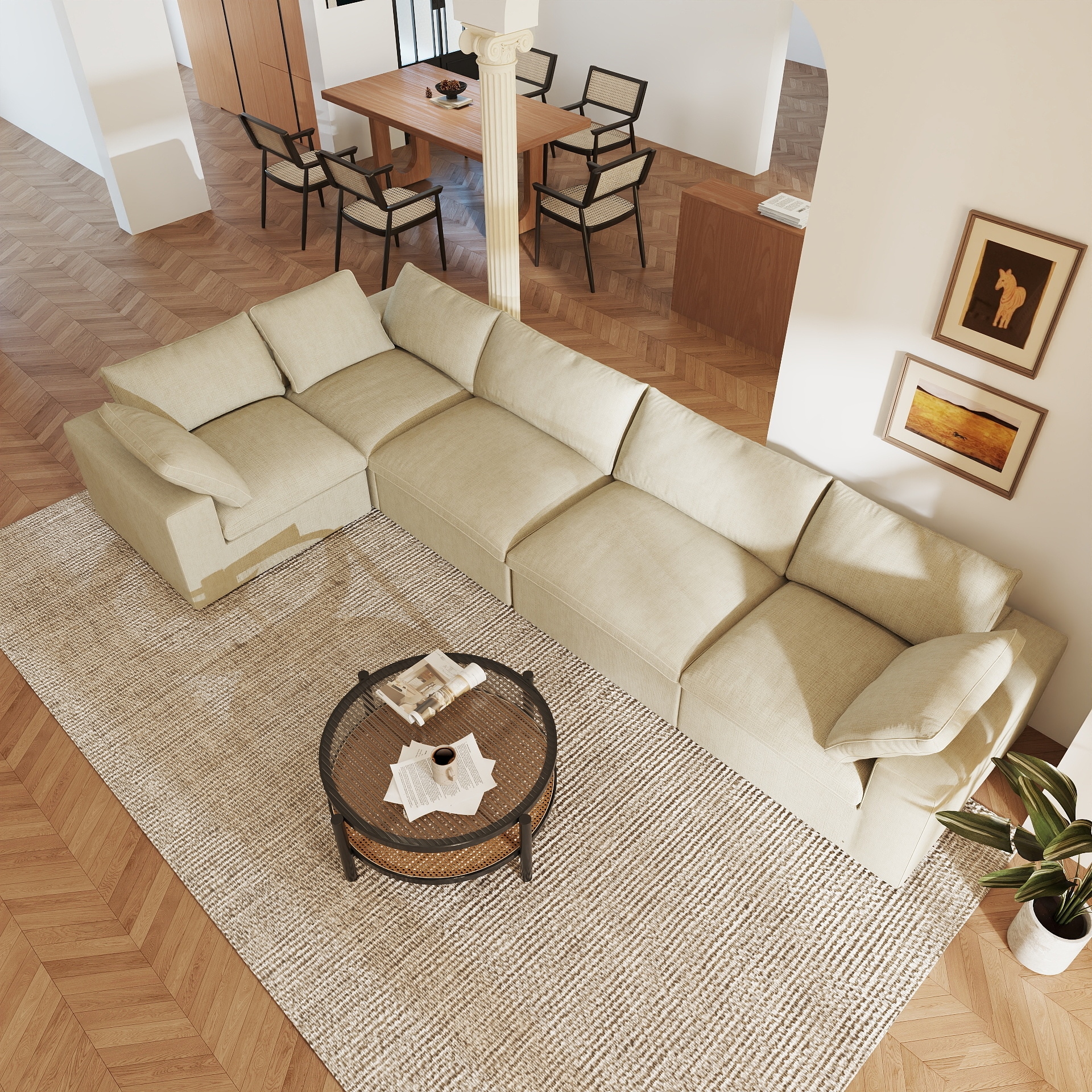 BuotiqHom DH-C5-121KH Sofas-Loveseats - View #5
