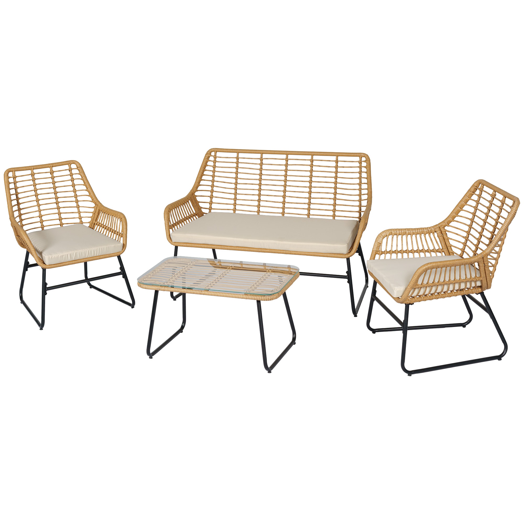 Grearden ZHNF210359-BG Patio-Conversation-Sets - View #4