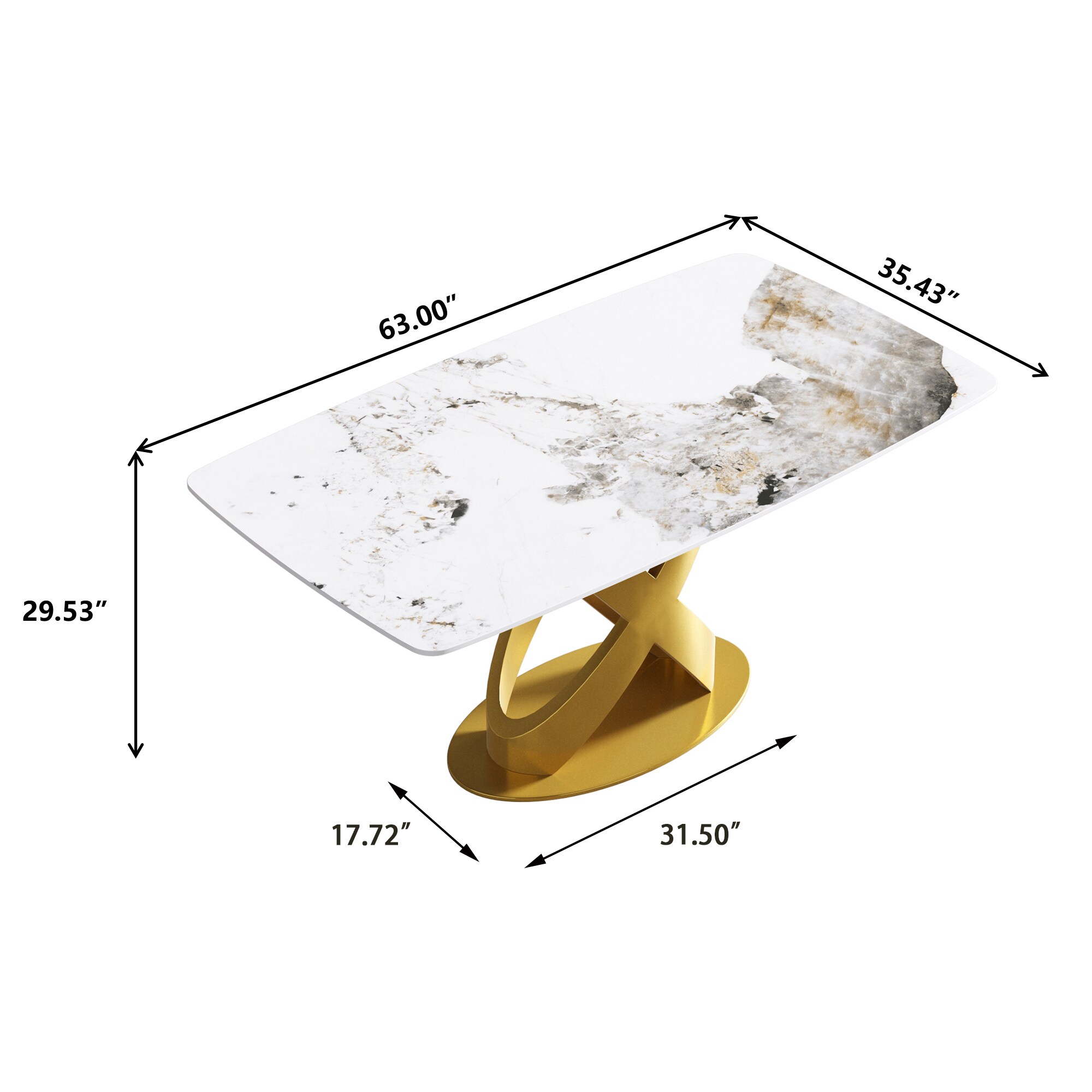 BuotiqHom DH-AT-16AP-MH3G Dining-Tables - View #3