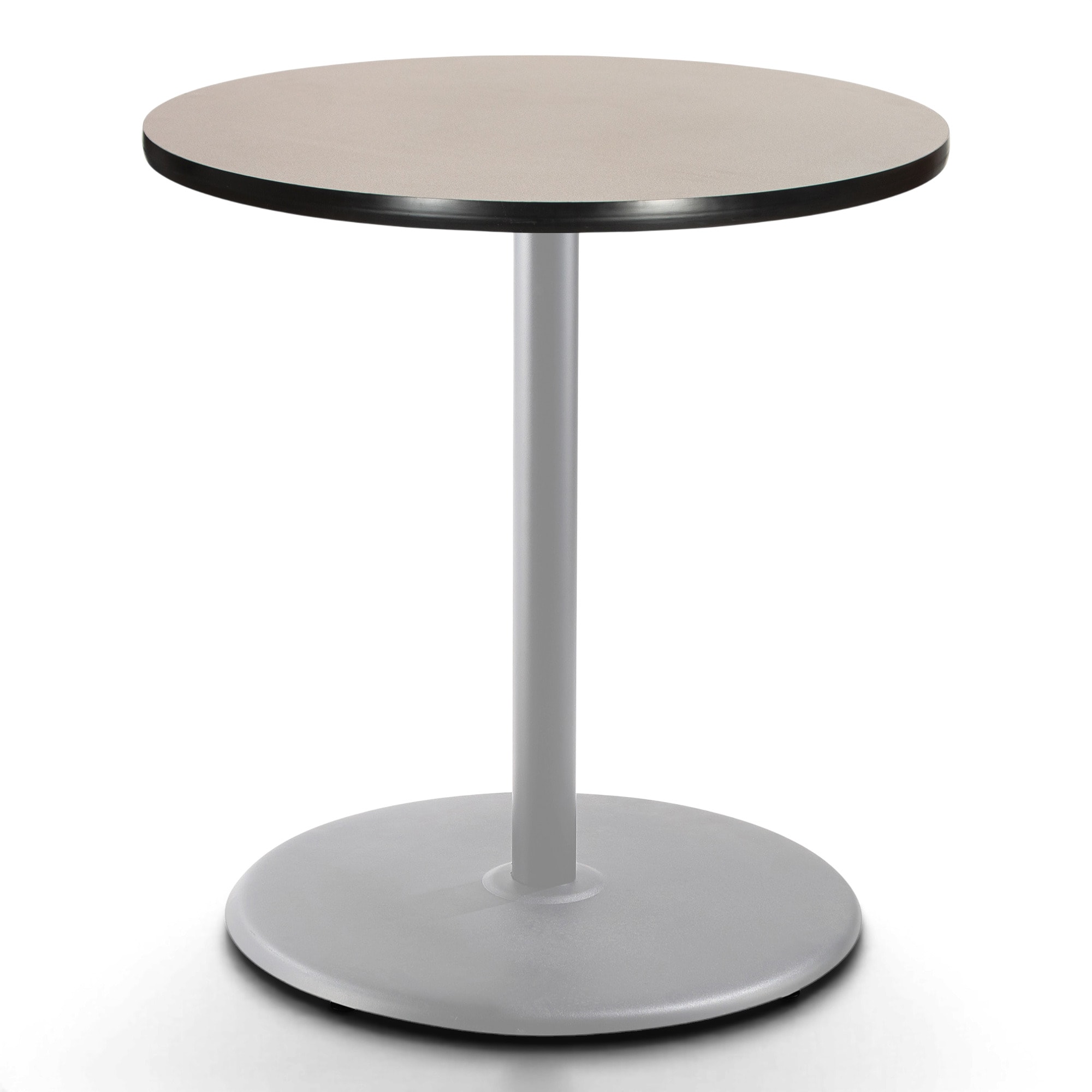 Hampden Furnishings - Bennet Grey Nebula Round Contemporary/Modern Wood Bar Table, with Grey Powd...