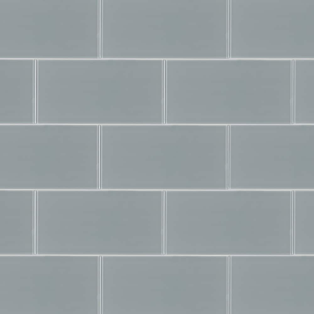 Moonlight 4-in x 8-in Glossy Glass Brick Subway Wall Tile (10.75-sq. ft/ Carton) | - Elida Ceramica LW230131035