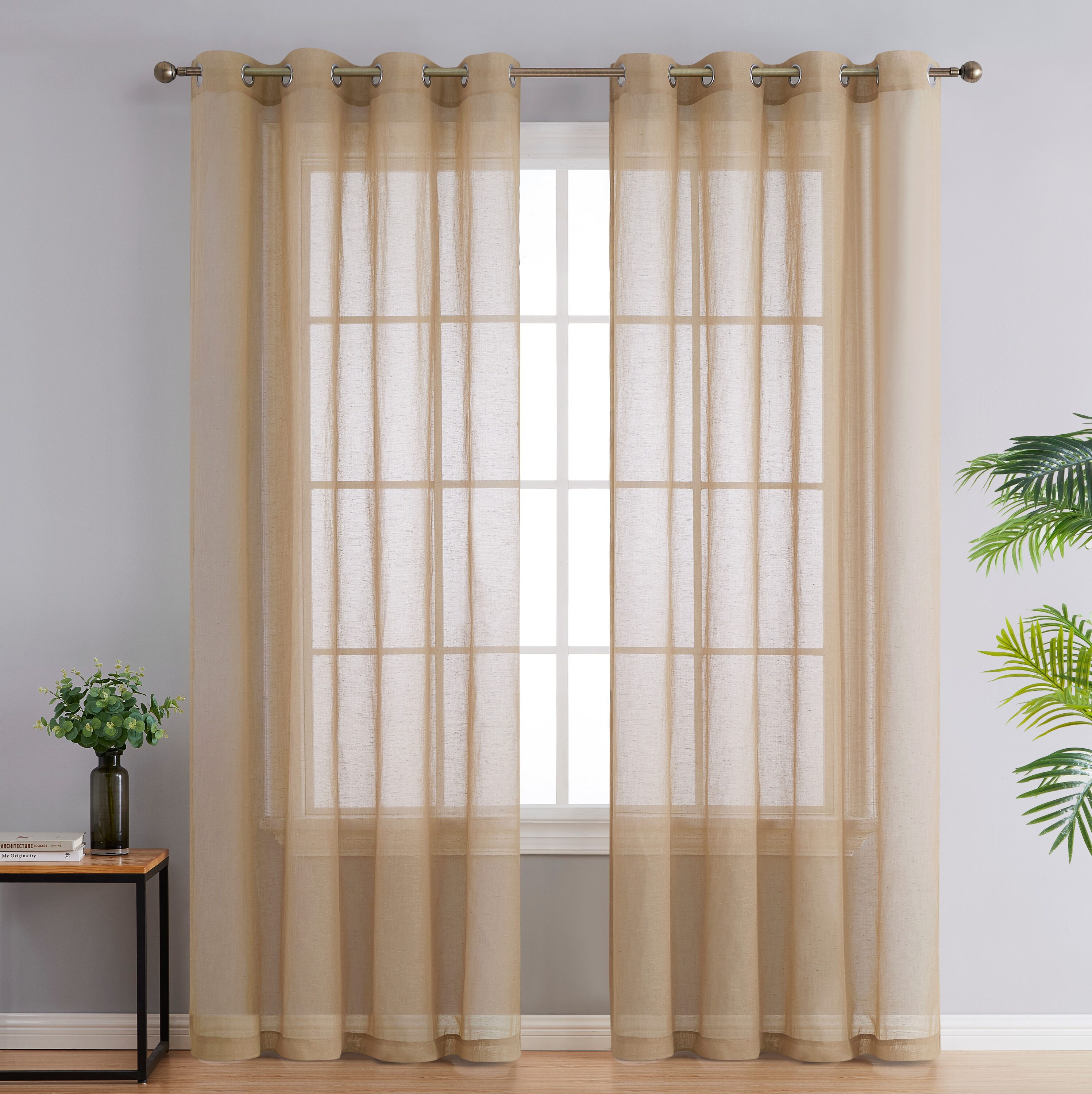 HLC.me SIERA-LN-TAUP72 curtains - View #2