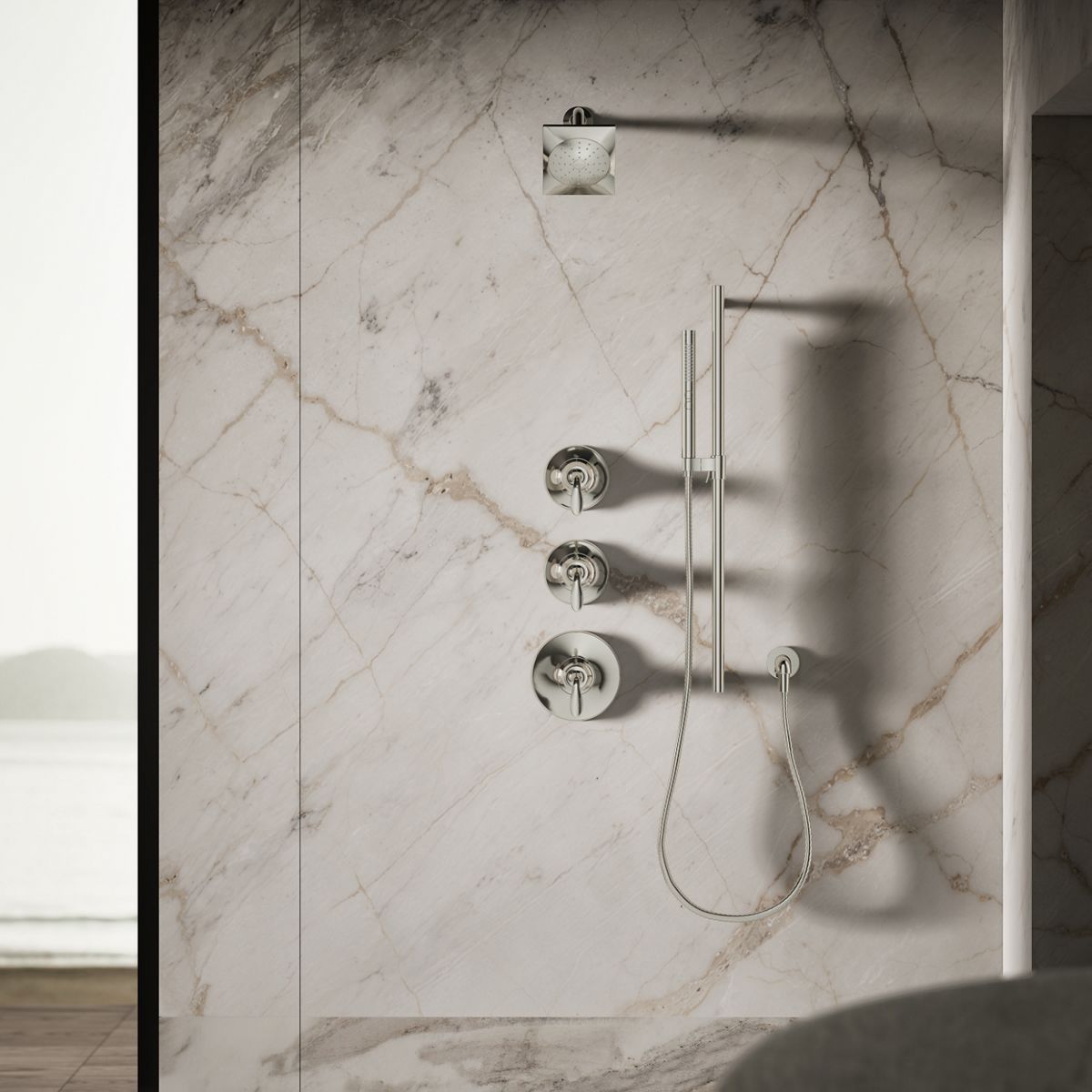 KOHLER K-45215-G-SN Fixed-Showerhead - View #8