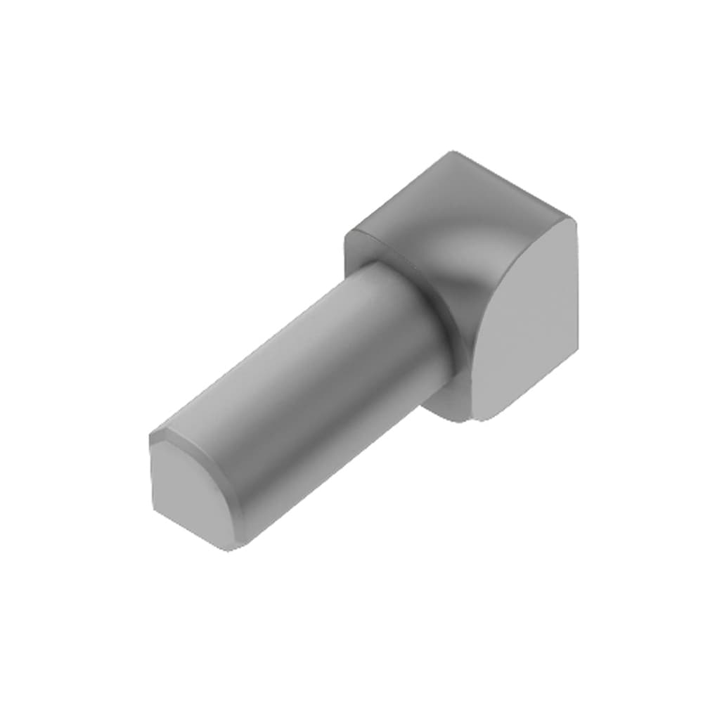 Schluter Systems Rondec 0.5-in W x 1-in L Black Color-Coated Aluminum Tile Edge Trim