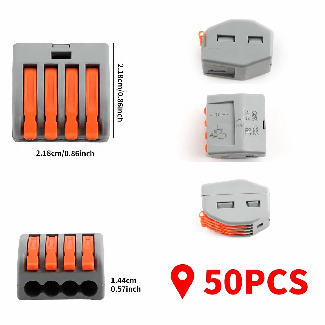 Aoibox LABX8RU8 Terminal-Wire-Connectors - View #3