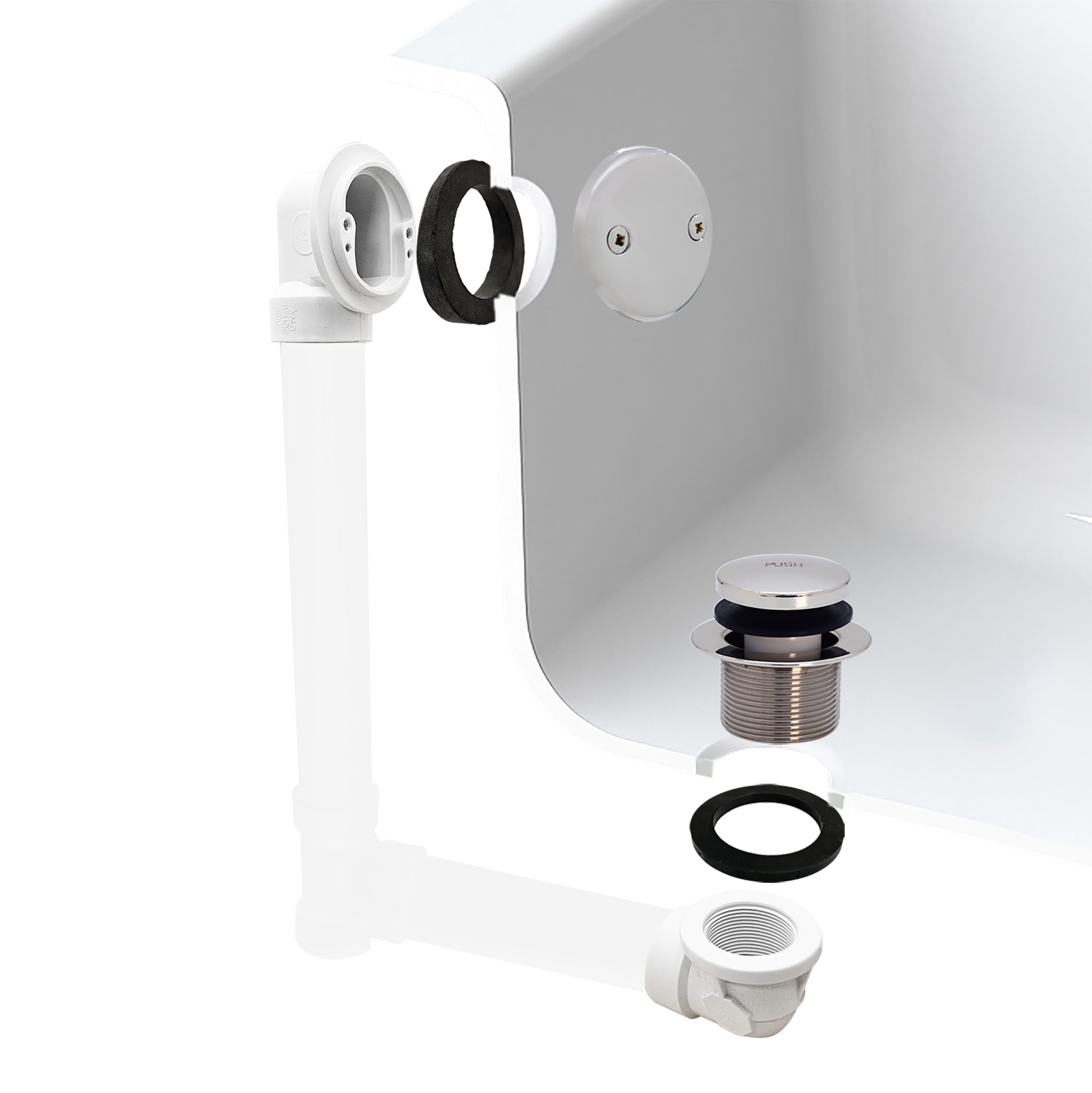 WESTBRASS D532-26 Tub-Drain-Accessories - View #4