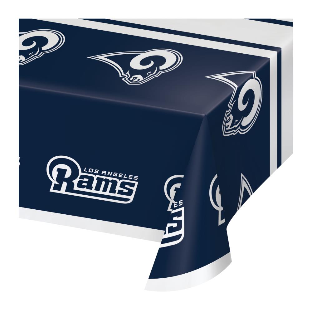 Creative Converting Los Angeles Rams Indoor Outdoor Blue Table Cover 