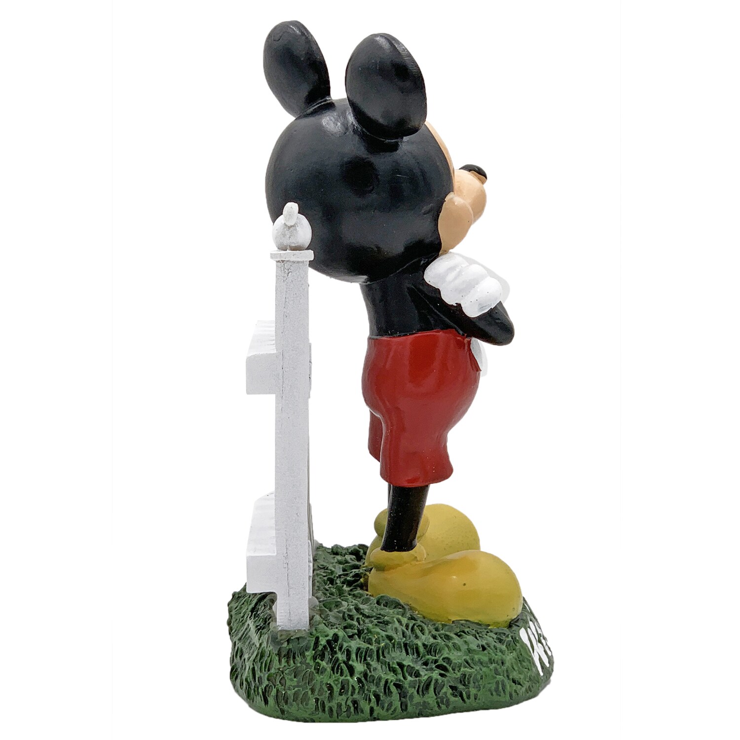 Disney Mickey Mouse Welcome Garden Statue in Multicolor Resin