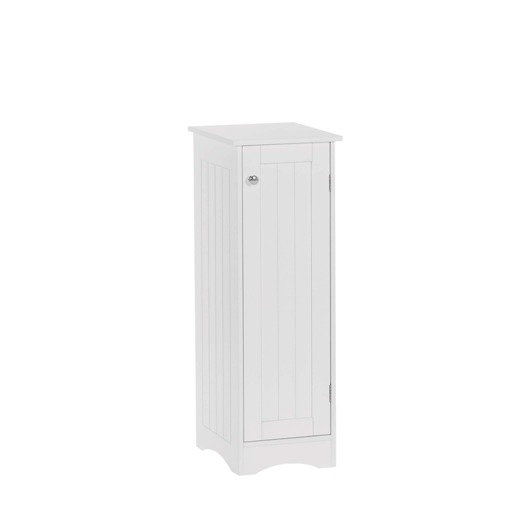 RiverRidge Prescott 11.75-in x 60-in x 13-in White Freestanding Soft Close  Linen Cabinet in the Linen Cabinets department at