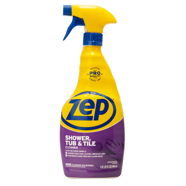 Zep 32 Fl Oz Shower And Bathtub Cleaner, Best Cleaner For Plastic Bathtubs