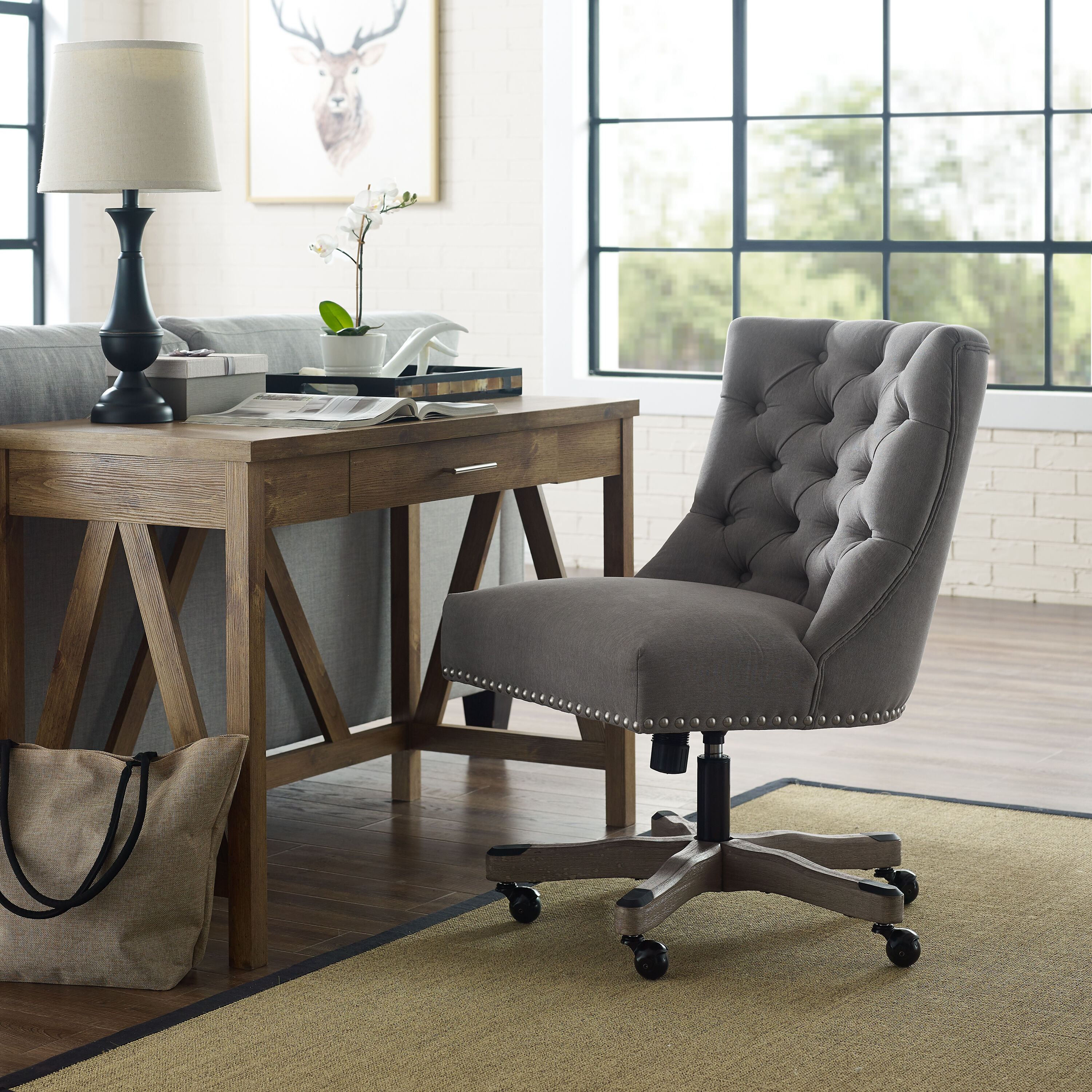 Linon OC094LGRY01U Office-Chairs - View #5