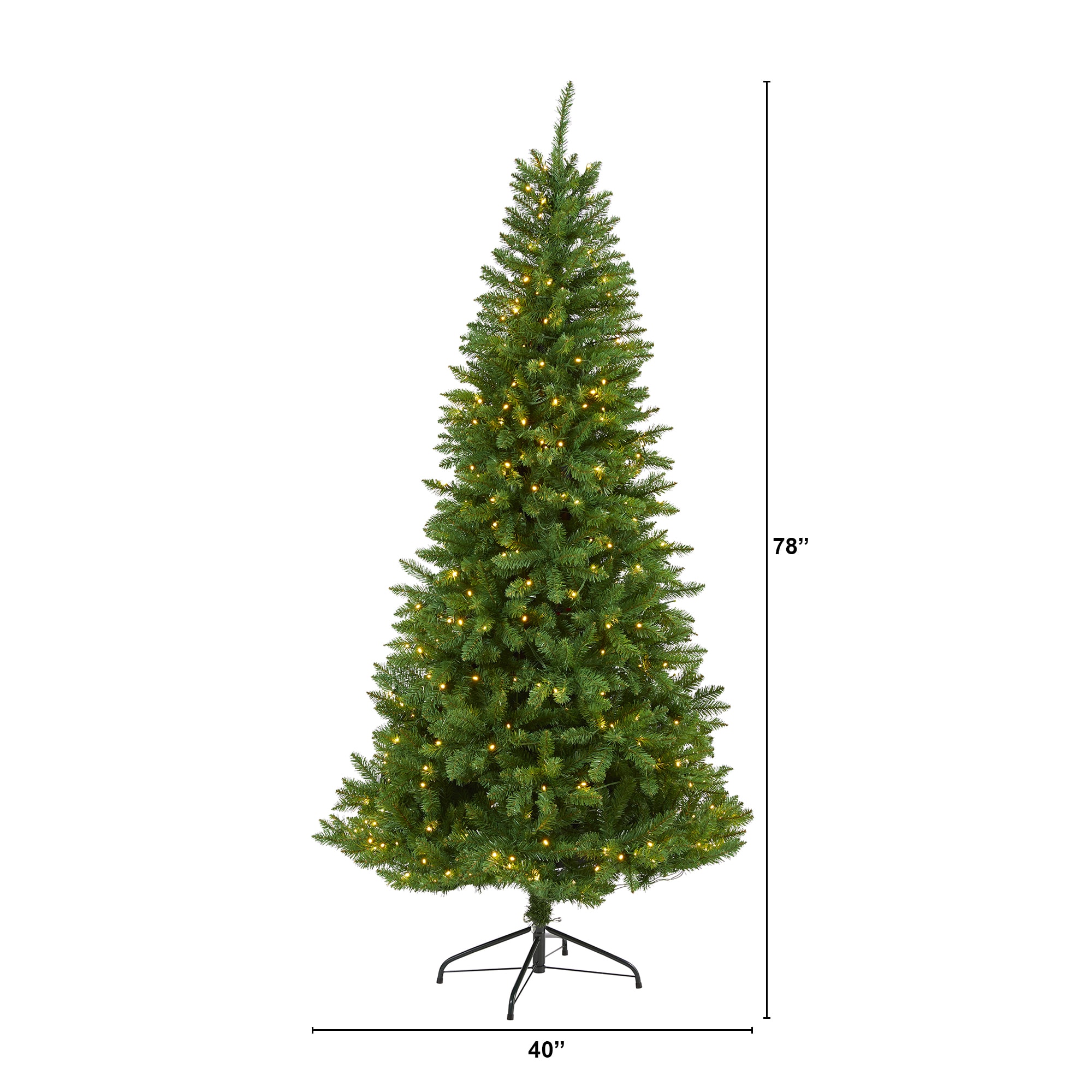 Nearly Natural T1607 Artificial-Christmas-Trees - View #3