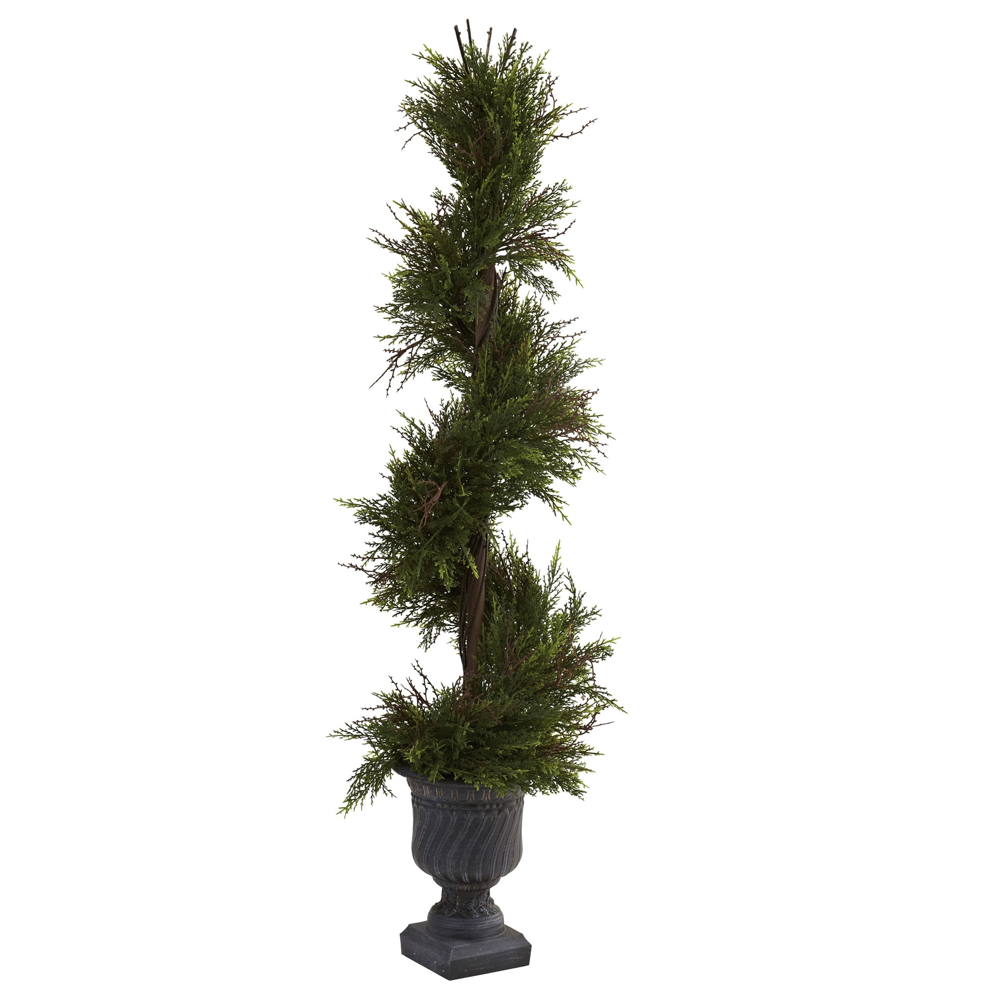 Nearly Natural 5367 45-in Green Indoor/Outdoor Silk Artificial Tree