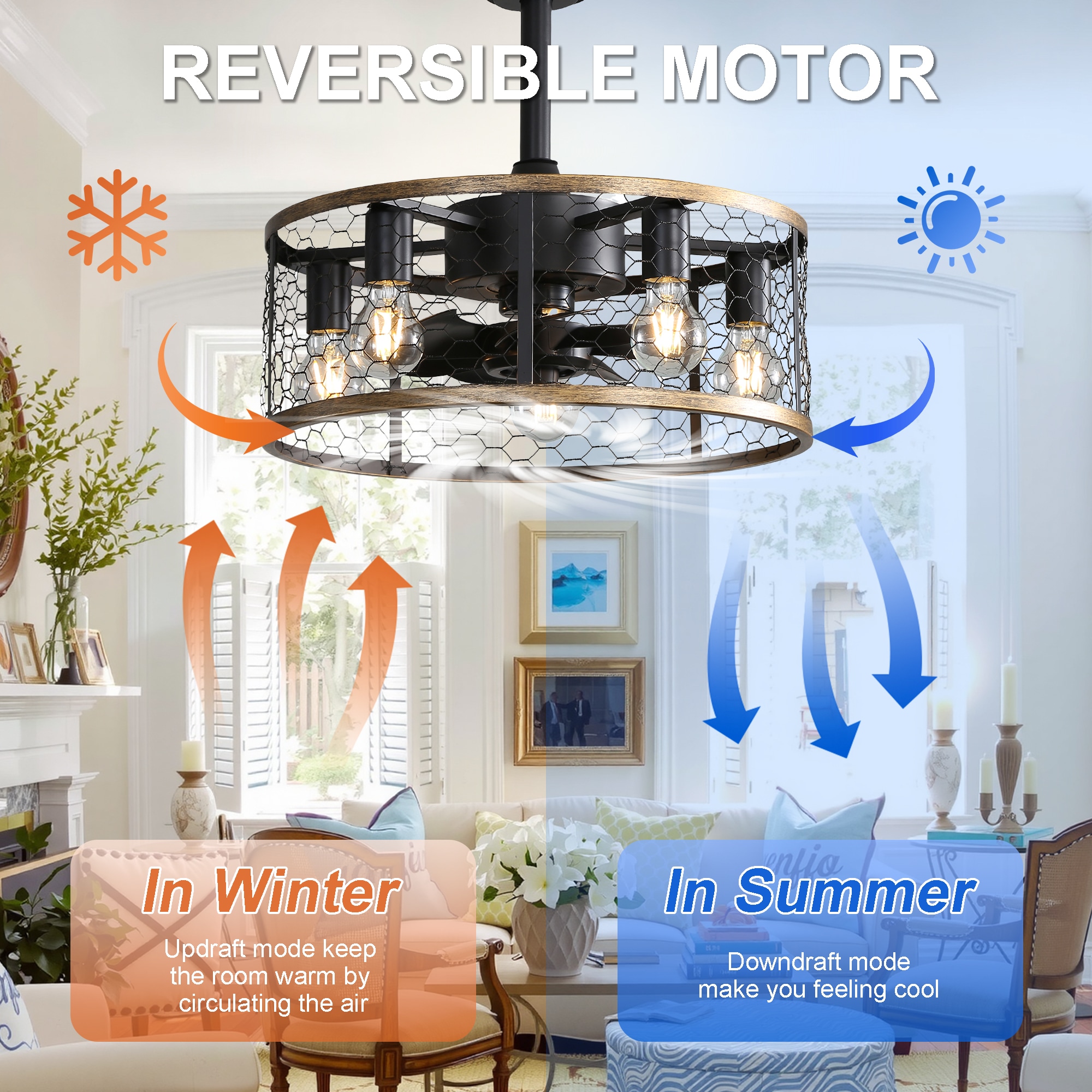 Sunrinx MG9-CF-10 Ceiling-Fans - View #10