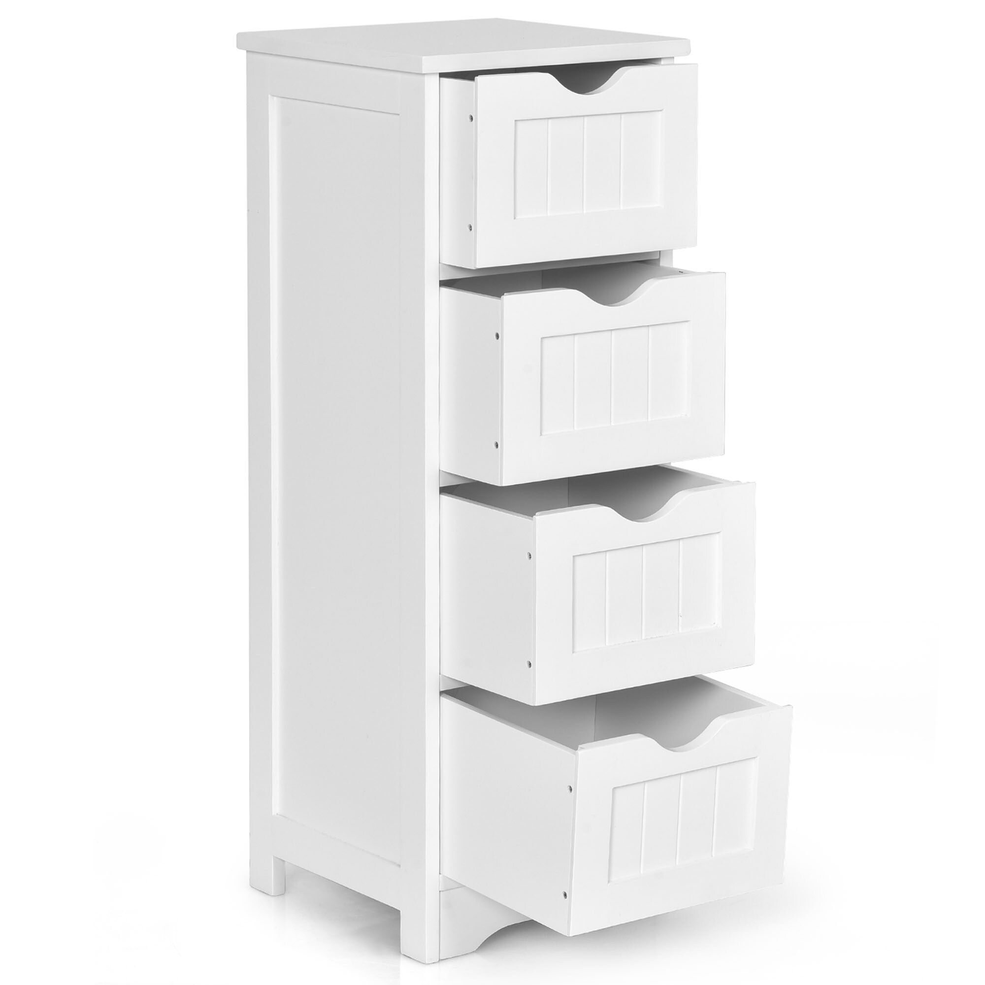 WELLFOR OUJ66969WH Linen-Cabinets - View #2