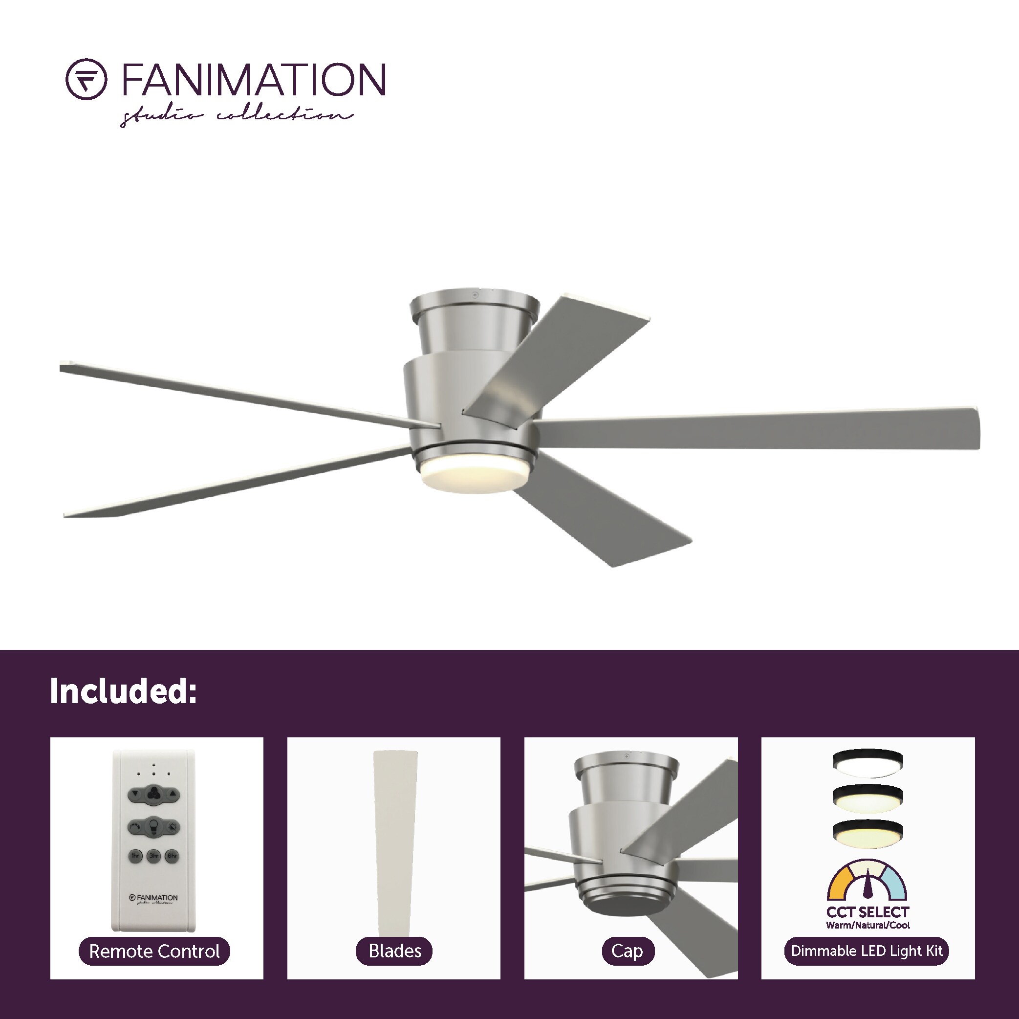Fanimation Studio Collection LP7668LBN Ceiling-Fans - View #7