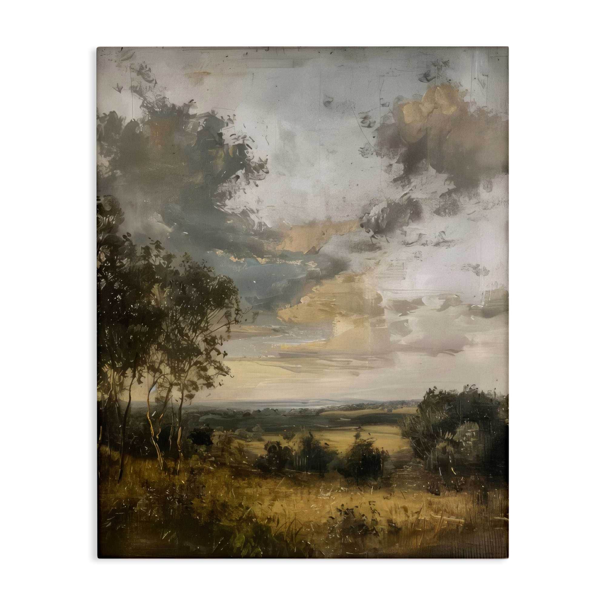 Stupell Industries BT-788-CN-36X48 Rural Meadow at Dawn Canvas design by LSR Creative Studio