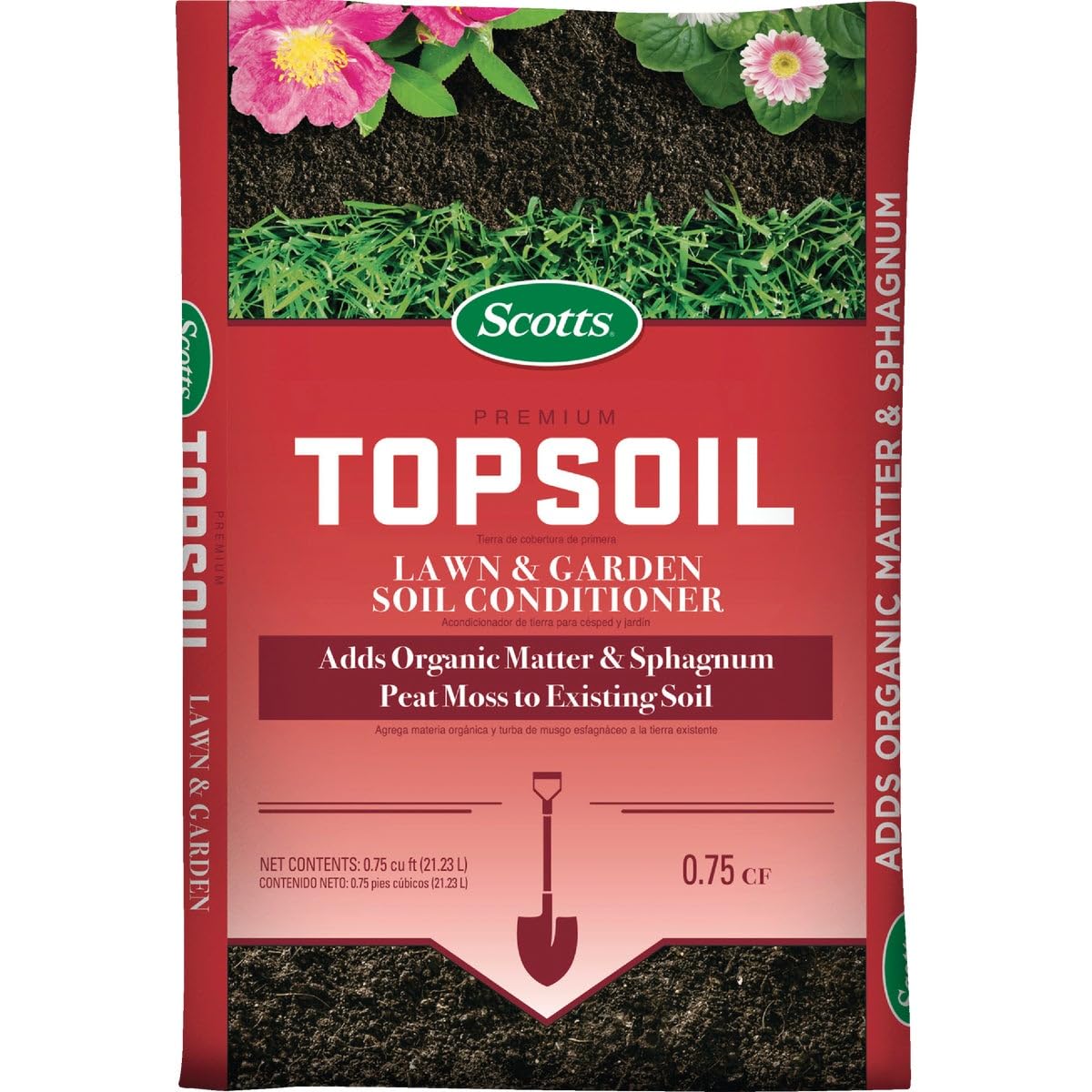 Scotts  Organic Premium Top Soil  075 cuft AllPurpose Soil for Gardening and Landscaping
