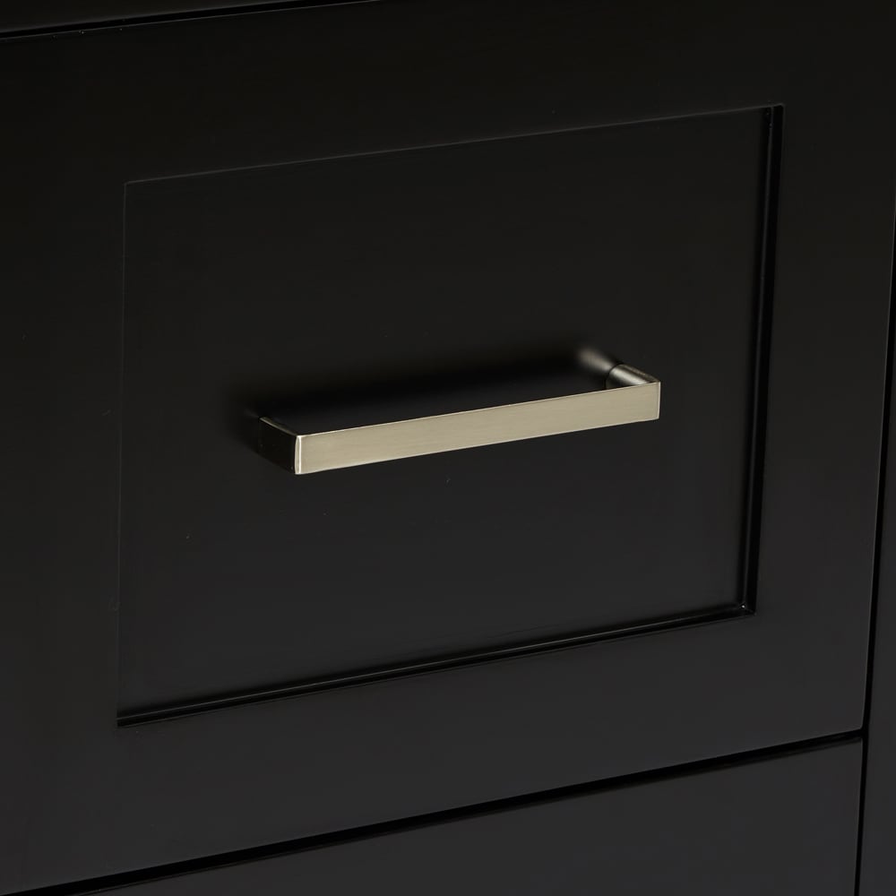 Hamlet 55" Black Vanity with White Quartz Top
