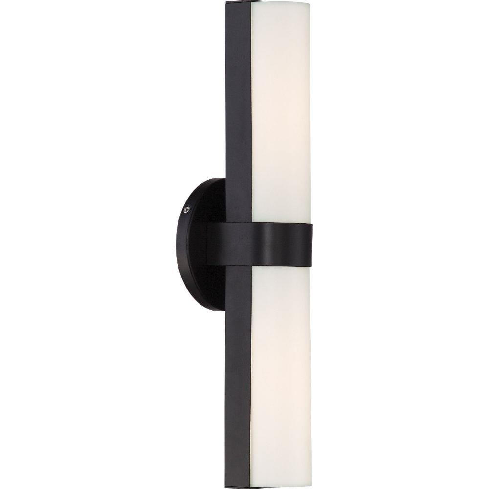  LW-SC542994 6-in 2-Light Aged Bronze LED Transitional Vanity Light
