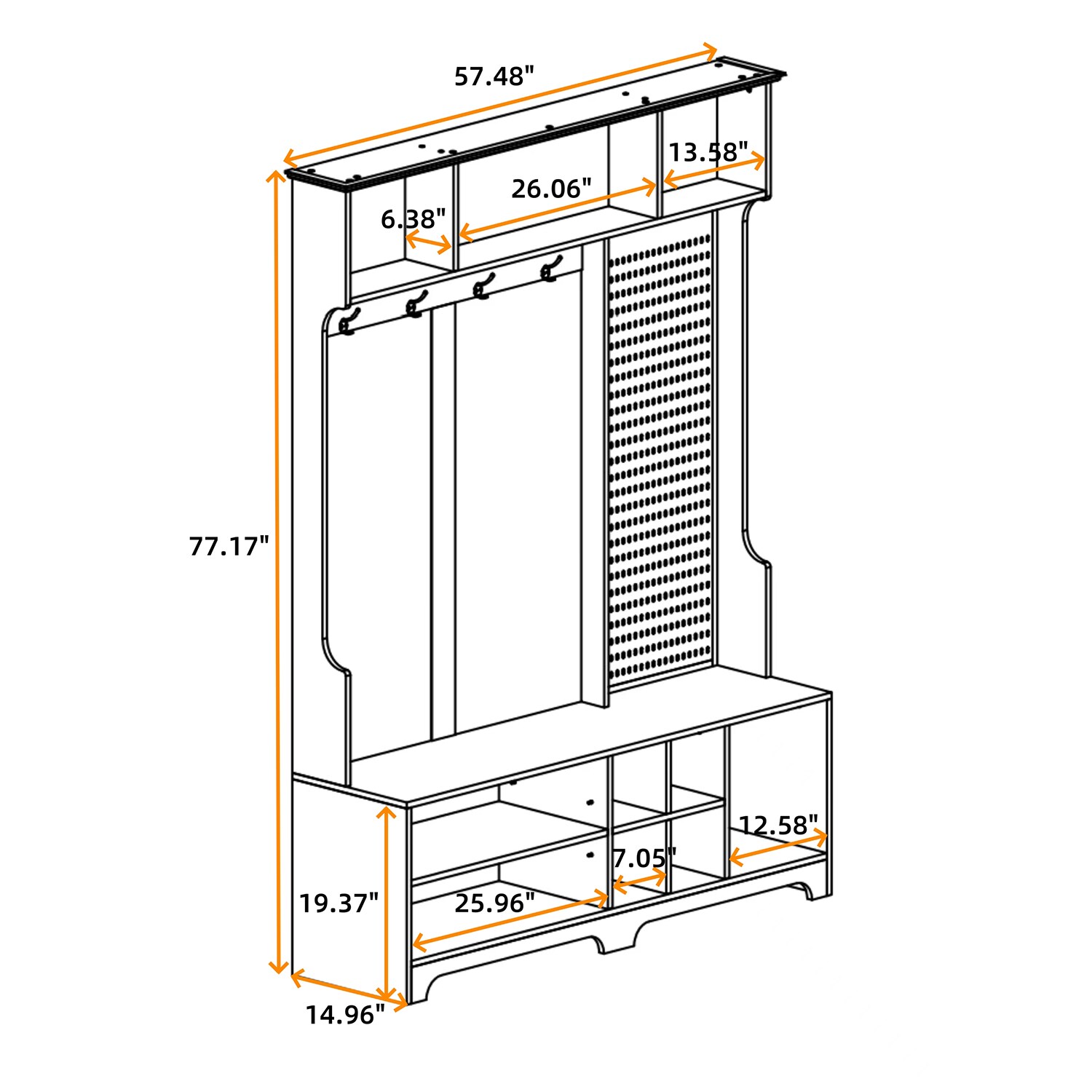 Mondawe MA-N25176BK Garment-Racks - View #10