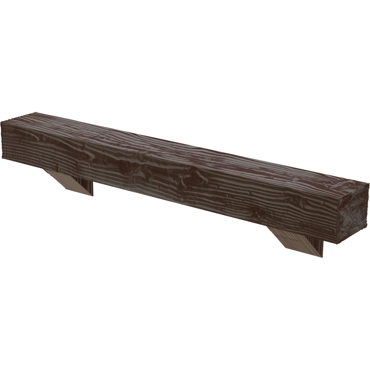 Ekena Millwork MANUSD08X10X60BKAE Mantel-Shelves - View #3