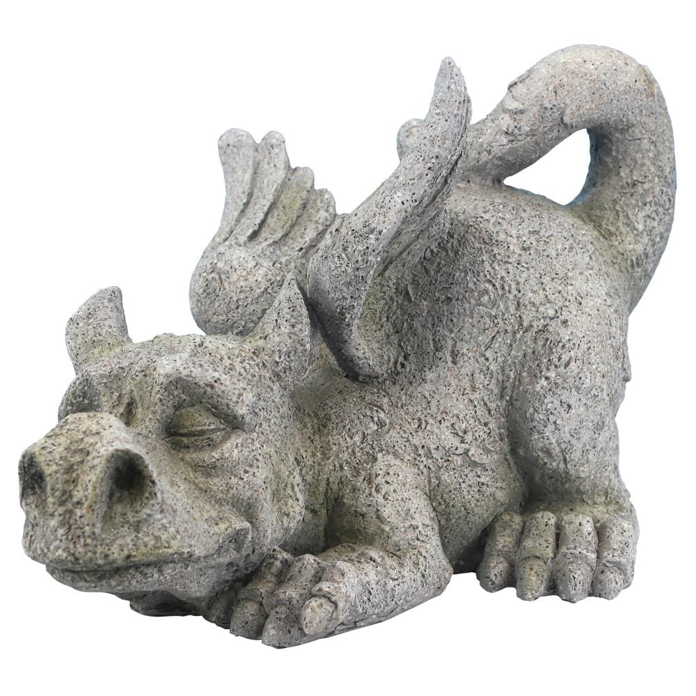 kaiwern Garden Dragon Statues Outdoor Decorations, Resin Flying Dragon  Sculpture Garden Decor Art Crafts, Cool Dragon Figure Landscaping Ornament  for