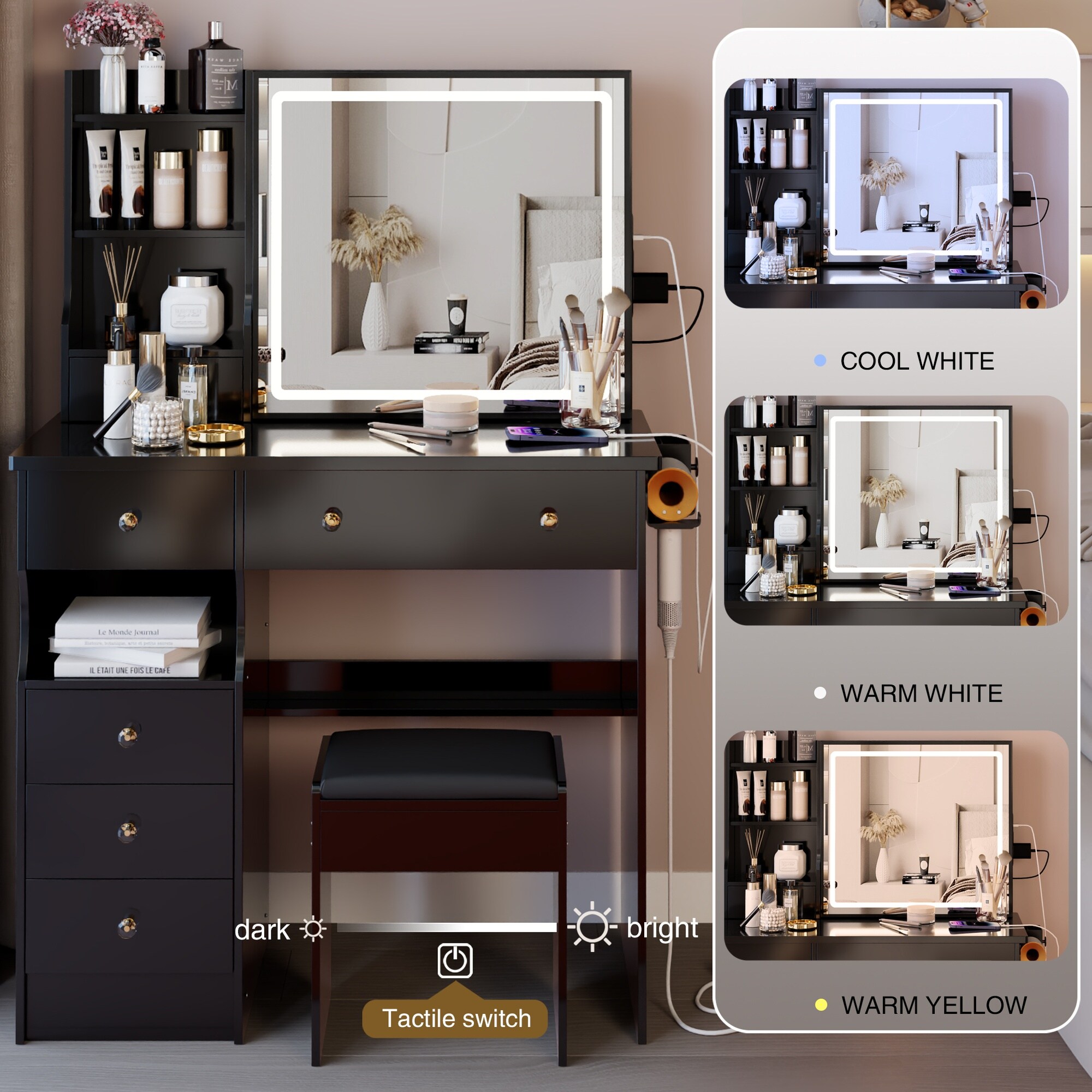 HyperDrop Cart X-Q6V2P7X5KBYL Bedroom-Vanities - View #5