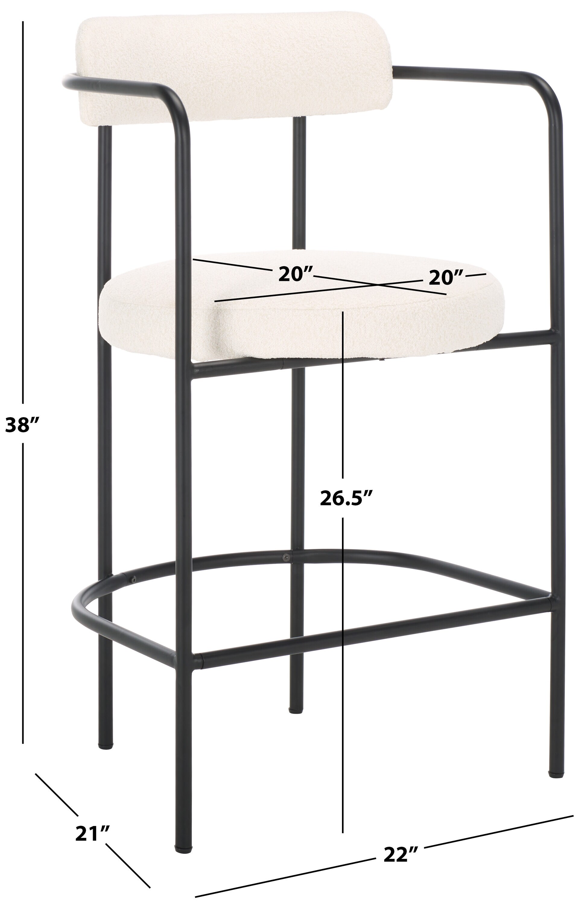 Safavieh BST3901C stools - View #10