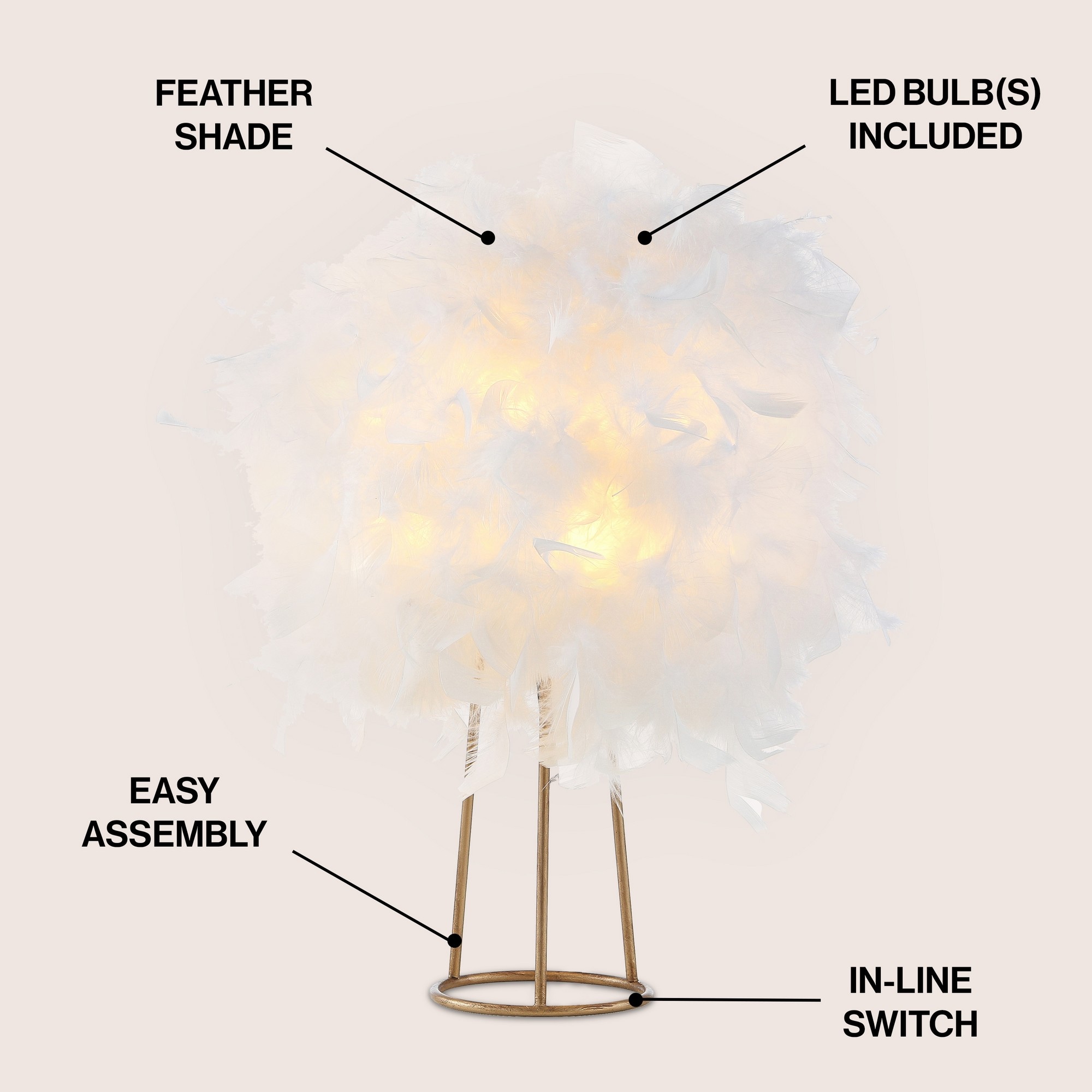 JONATHAN  Y VJYL9051A Table-Lamps - View #3