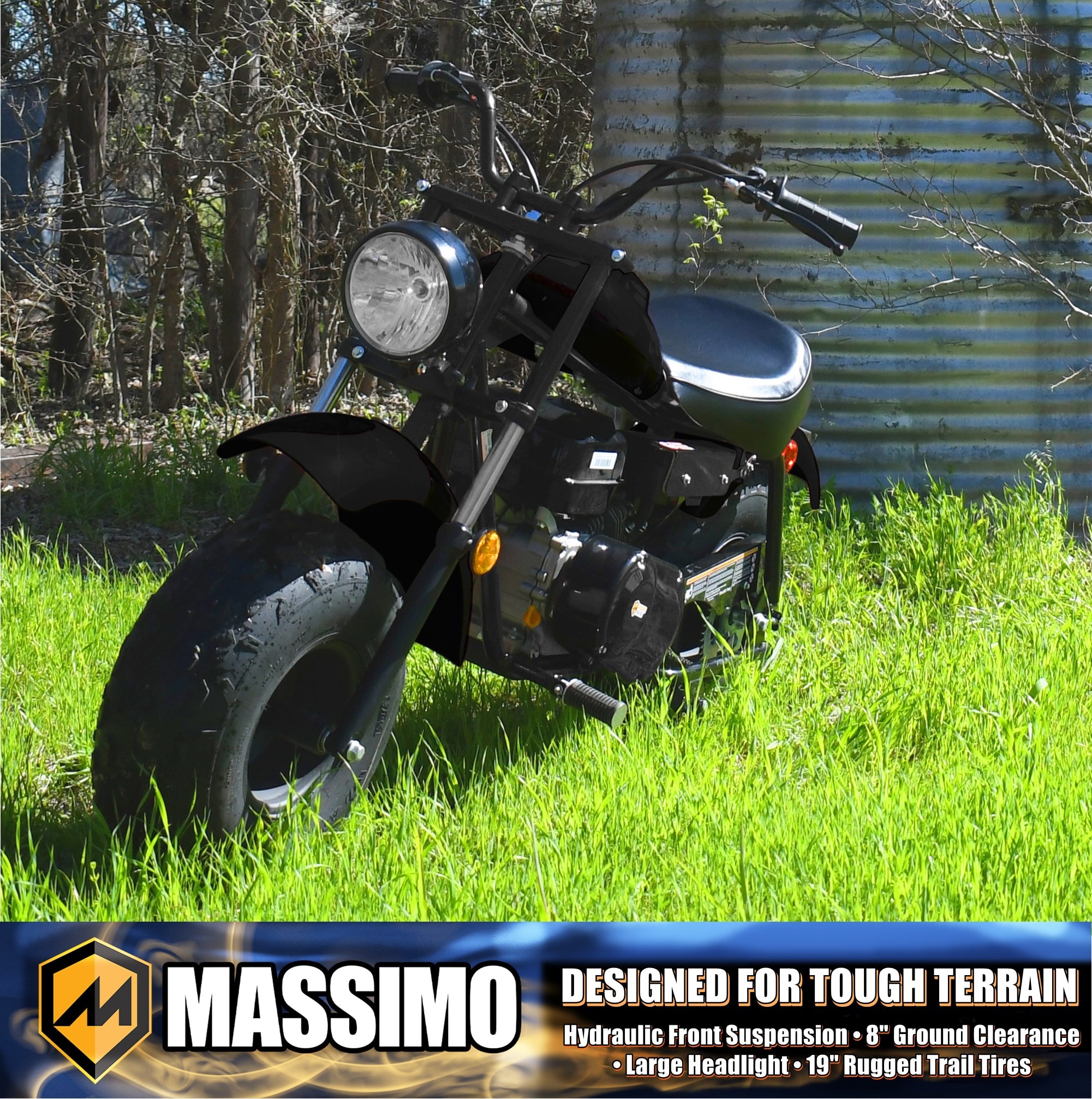 Massimo MMS-MB200-BK Dirt-Bikes-Mini-Bikes - View #4