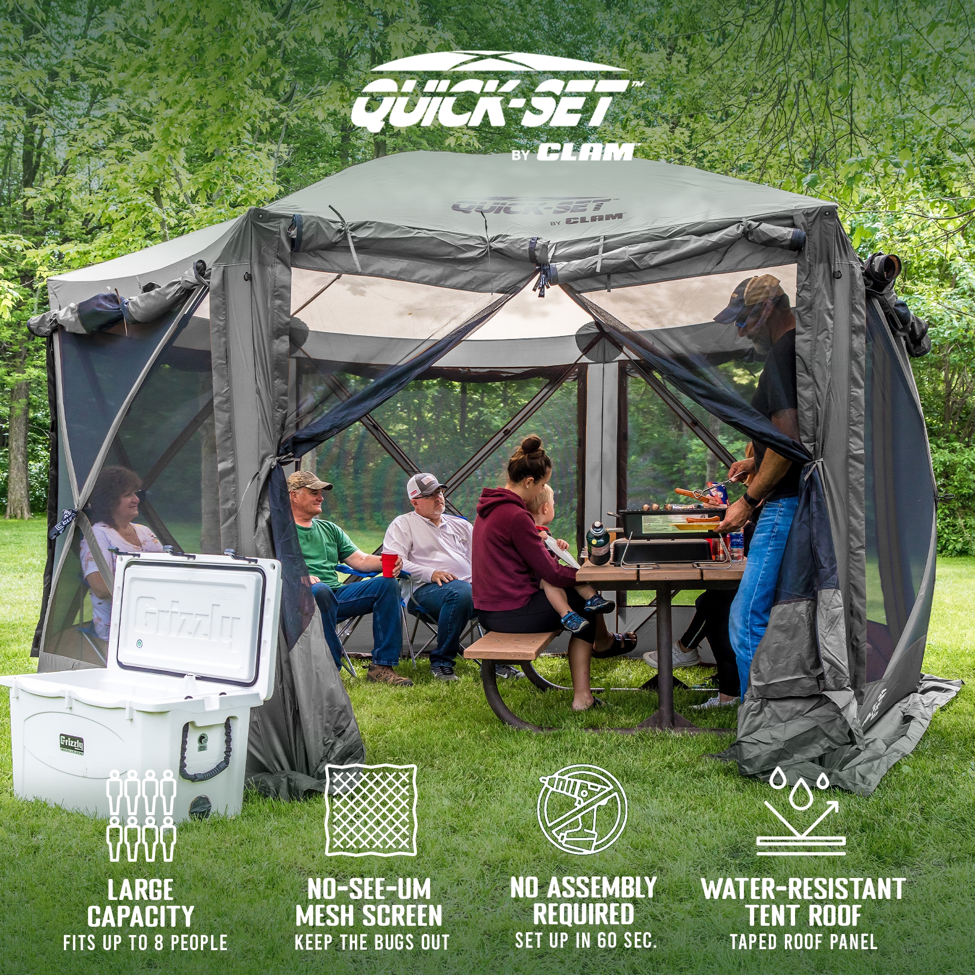 Clam Outdoors 154690 Canopies-Sl - View #3