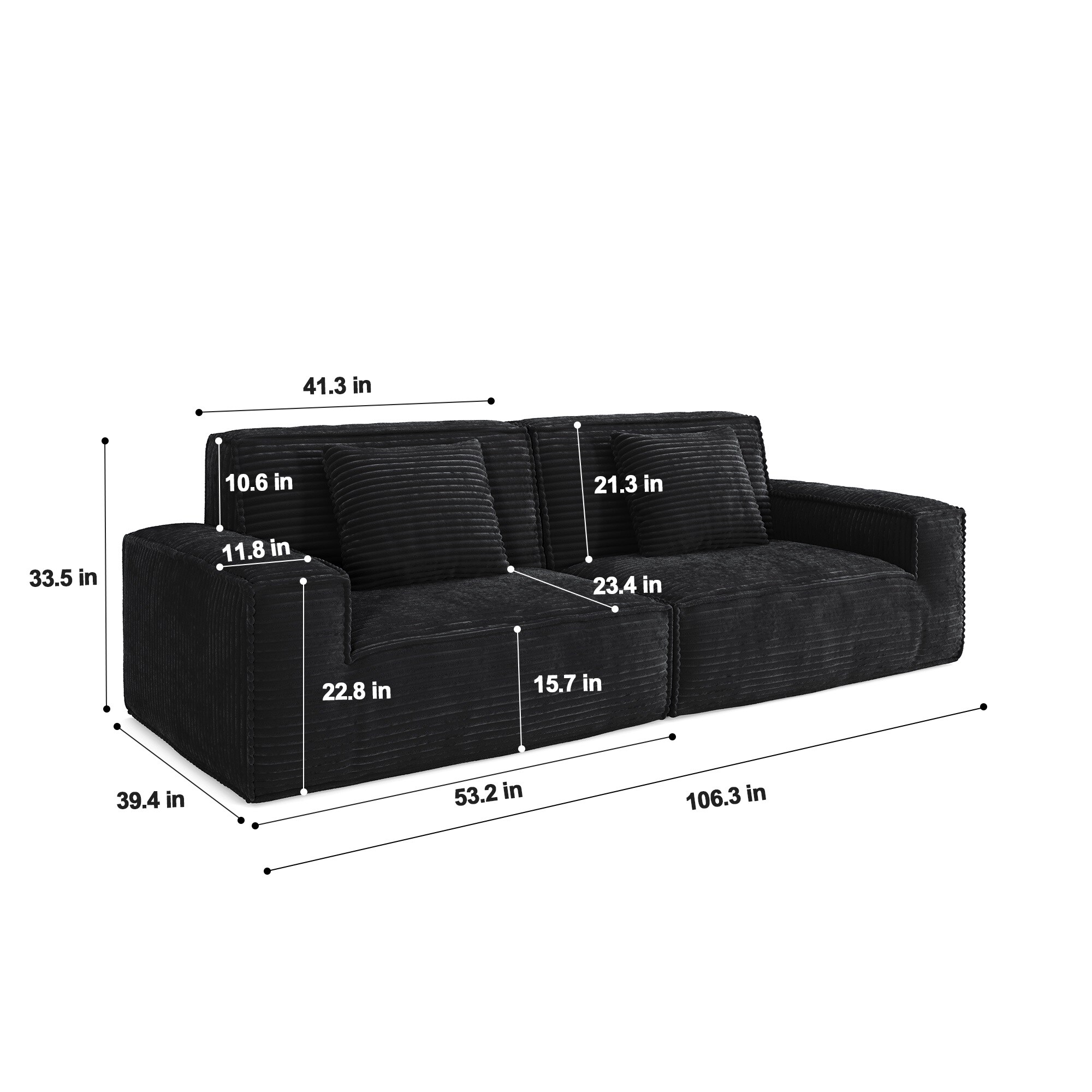 Bybafun YA3700305 Sofas-Loveseats - View #4