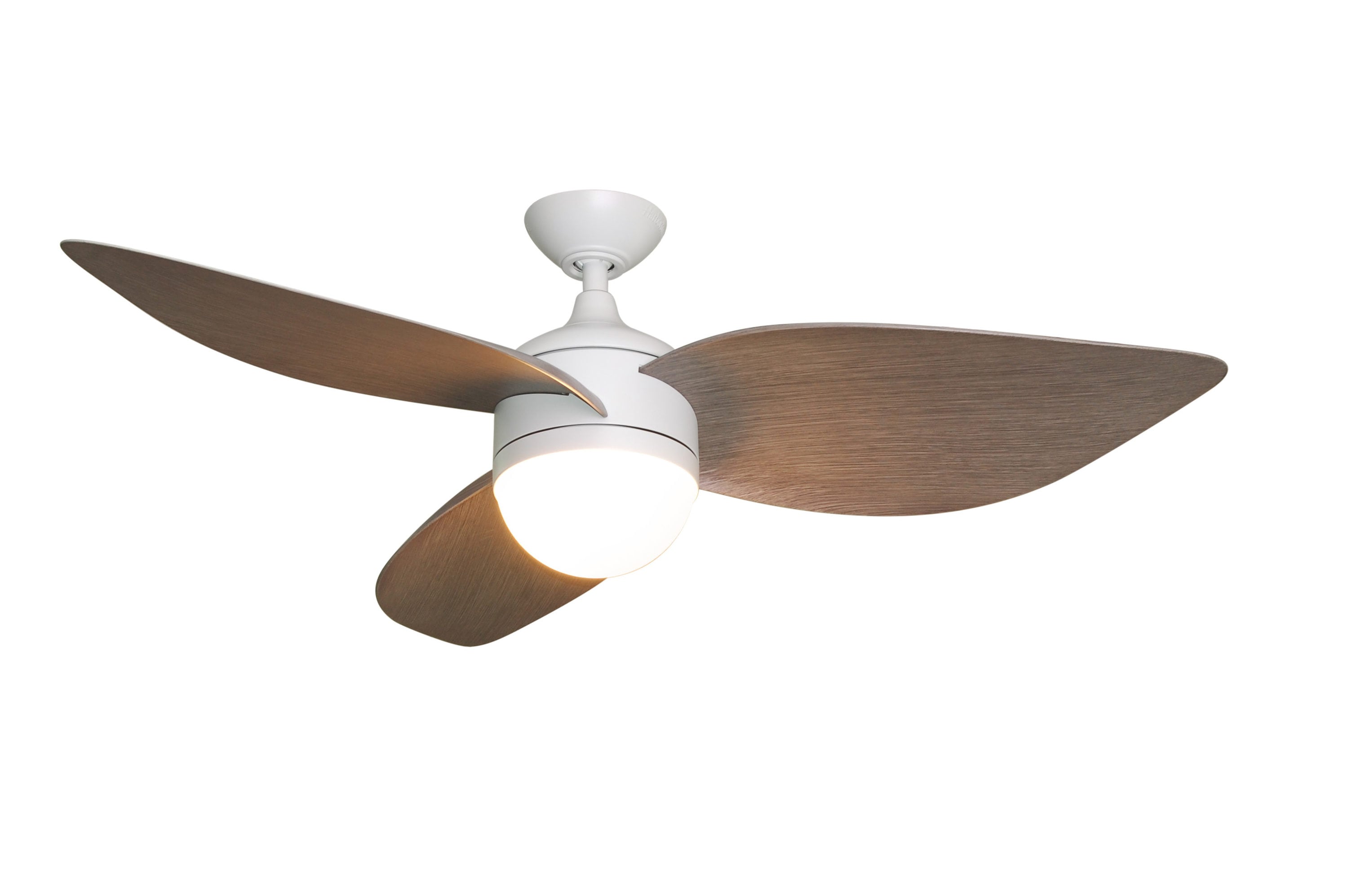Ayreshire 52-in White Color-changing LED Indoor/Outdoor Ceiling Fan with Light Remote (3-Blade) | - Harbor Breeze HTE21091