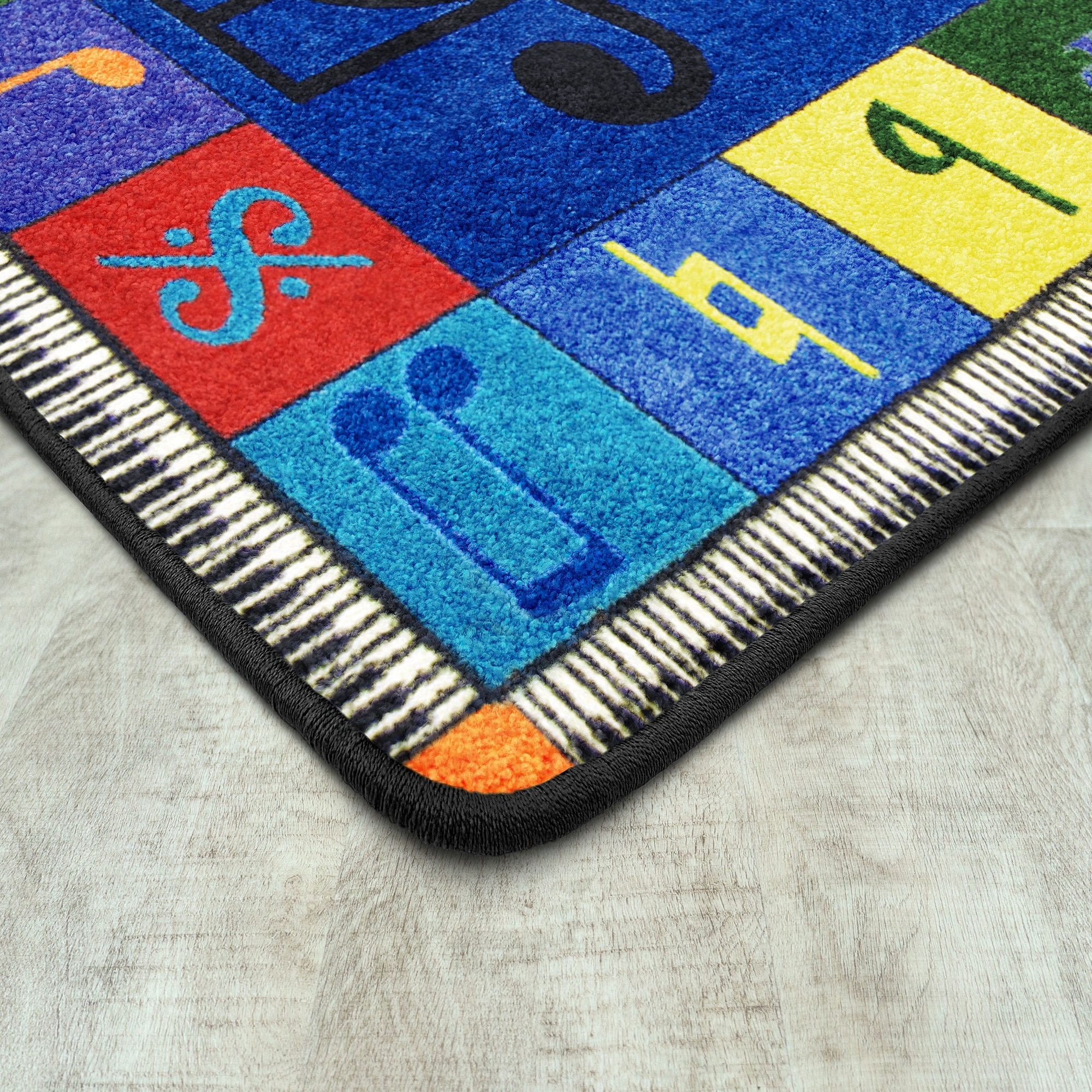 Joy Carpets Kid Essentials 5 X 8 (ft) Indoor Area Rug in the Rugs ...