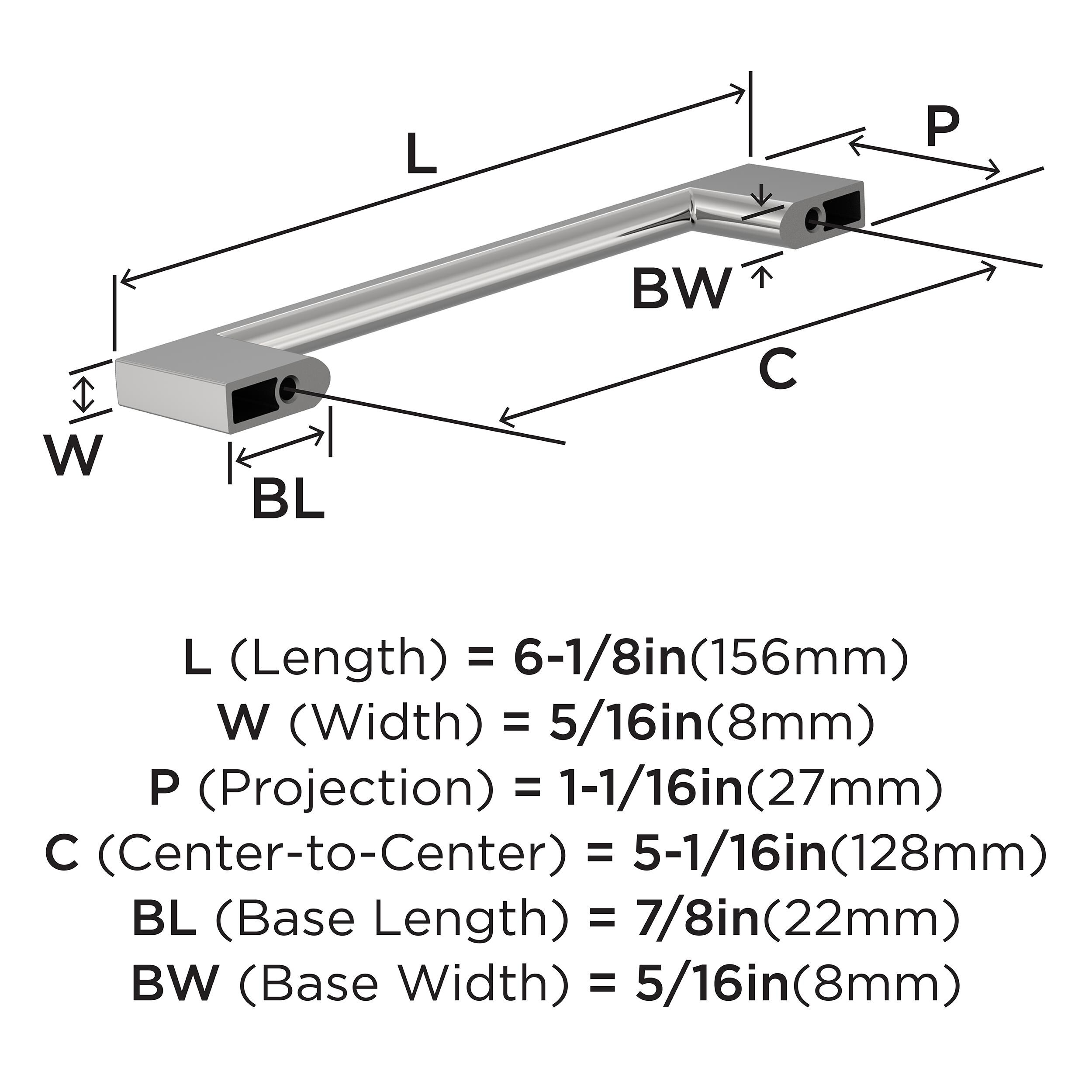 Amerock 10BX3713226 Cabinet-Pulls - View #4