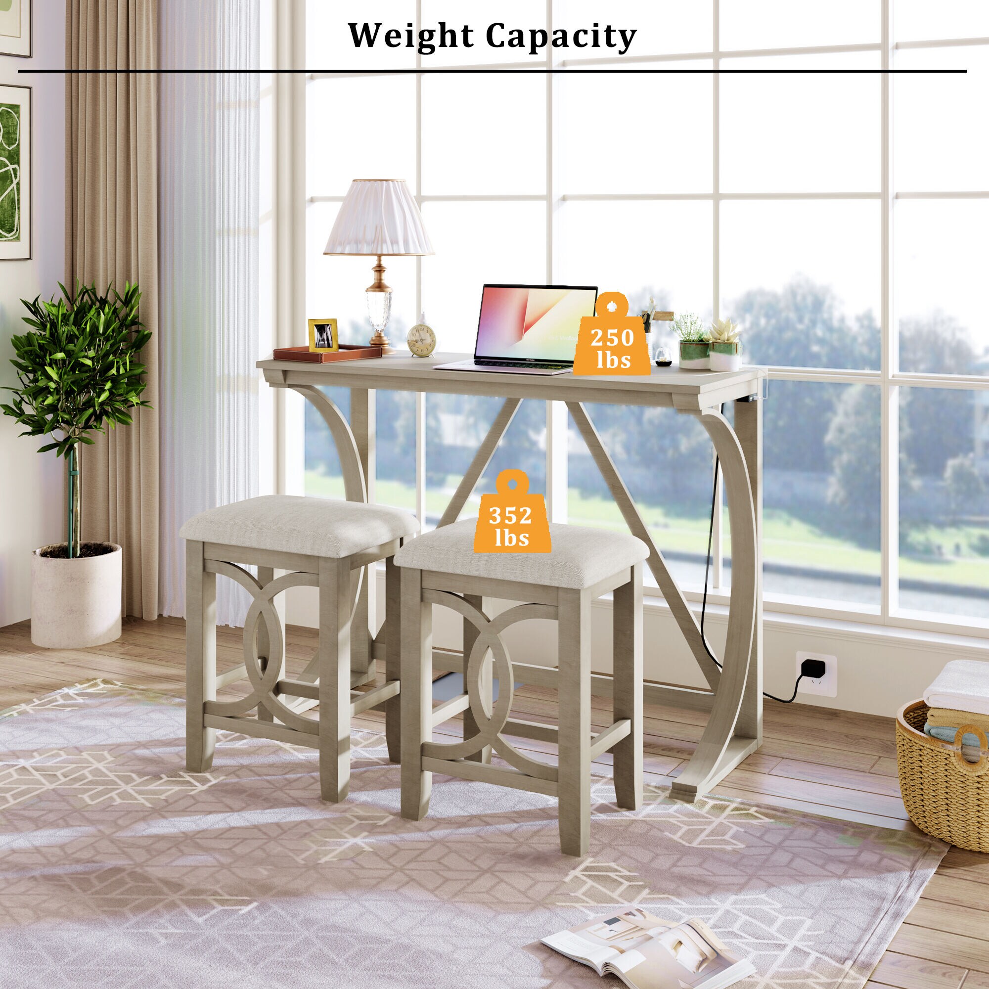 ModernLuxe L-WF298225AAA Dining-Sets - View #2