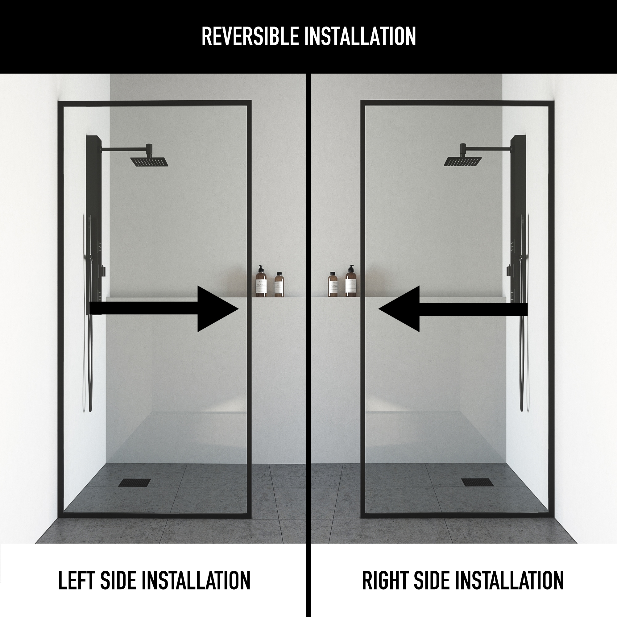 VIGO VG6077MBCL3474 Shower-Doors - View #4