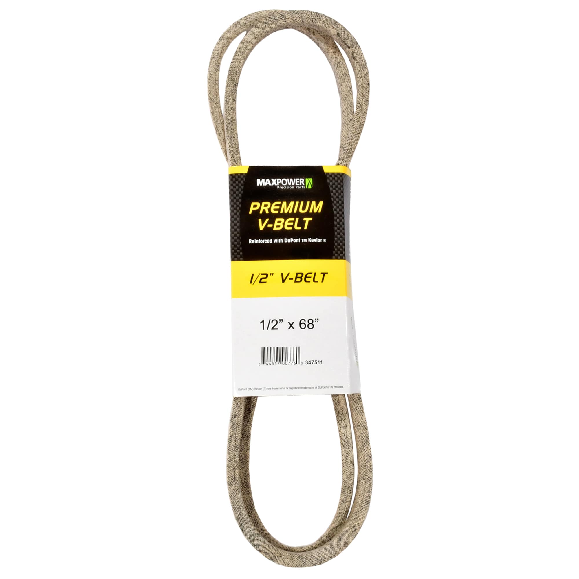 MaxPower 347511 1/2-in x 68-in V-belt Belt, for Riding Lawn Mowers , Replaces OEM Part Number Universal