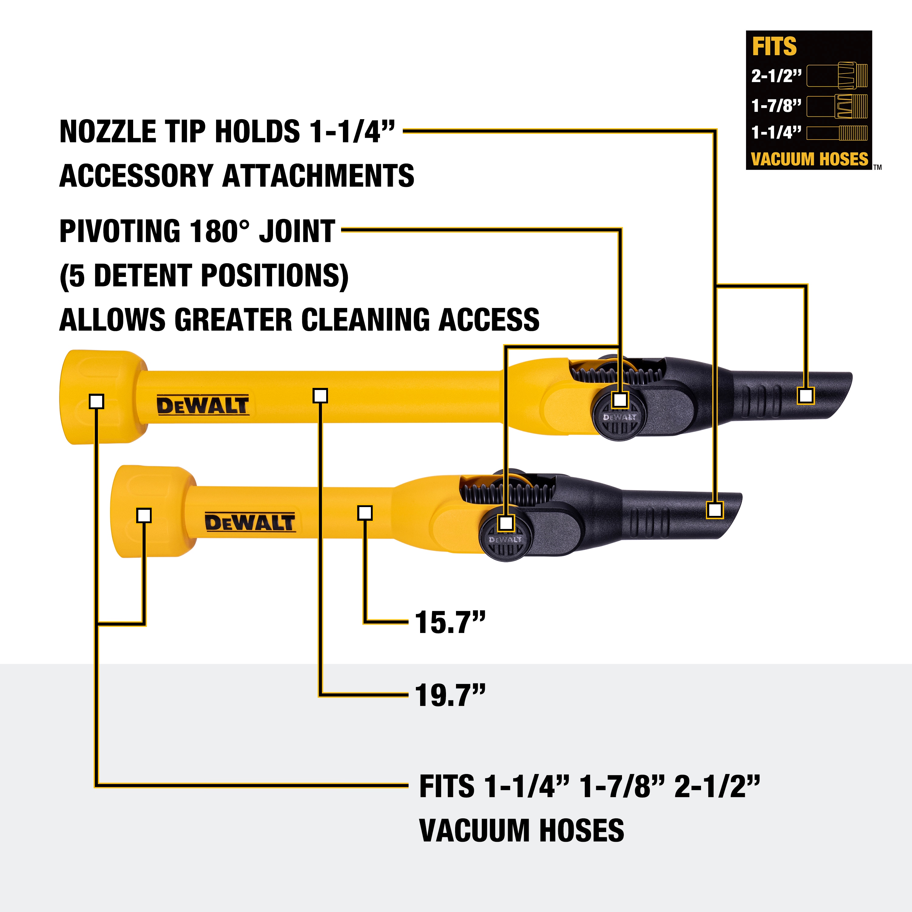 DEWALT DXVA00-1200 Shop-Vacuum-Attachments - View #2