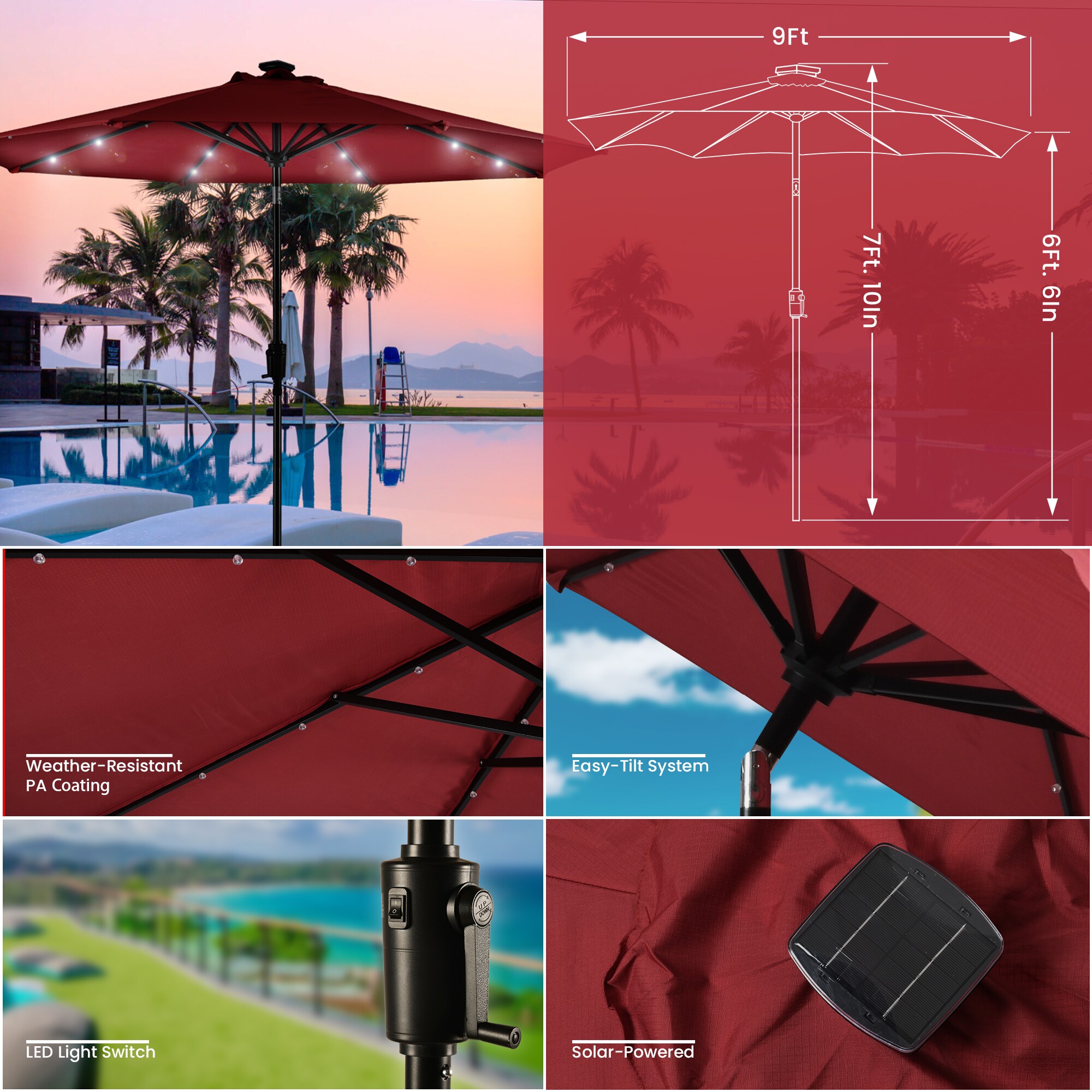 Sun-Ray 8L1022 Umbrellas-2 - View #7
