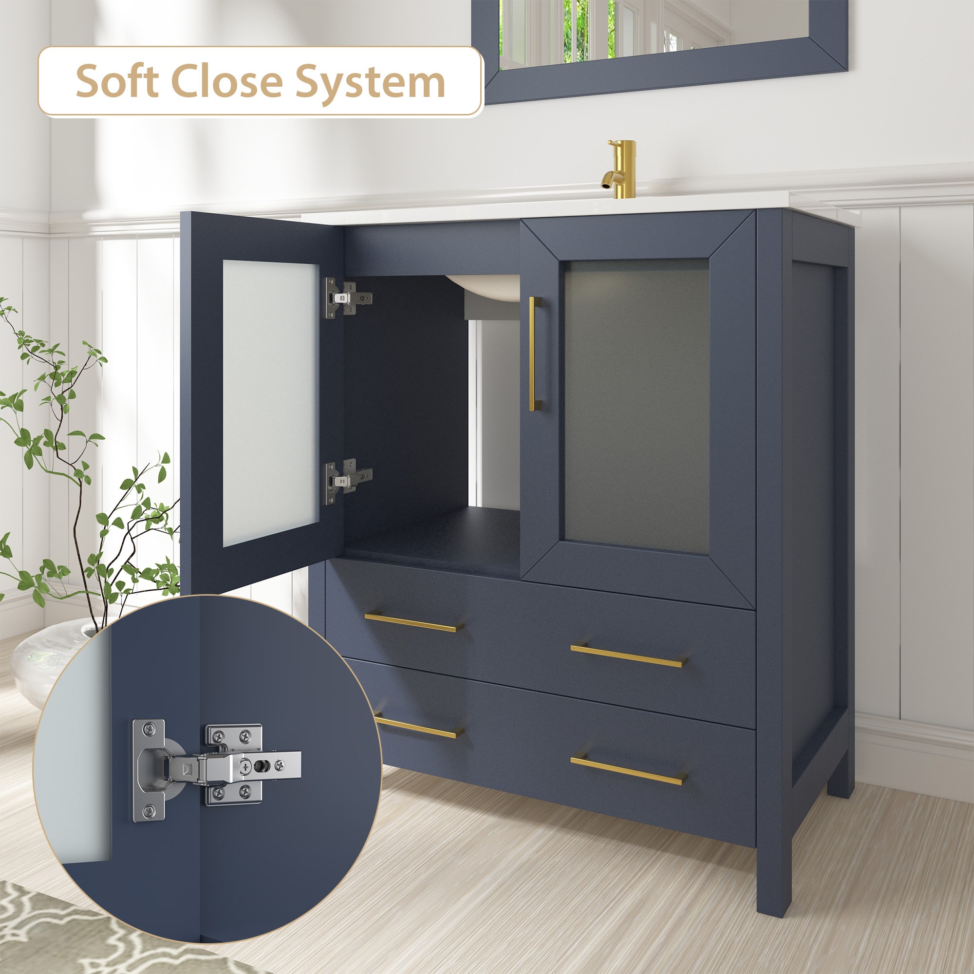 Vanity Art VA3030-96B Bath-Vanity-Combo - View #8
